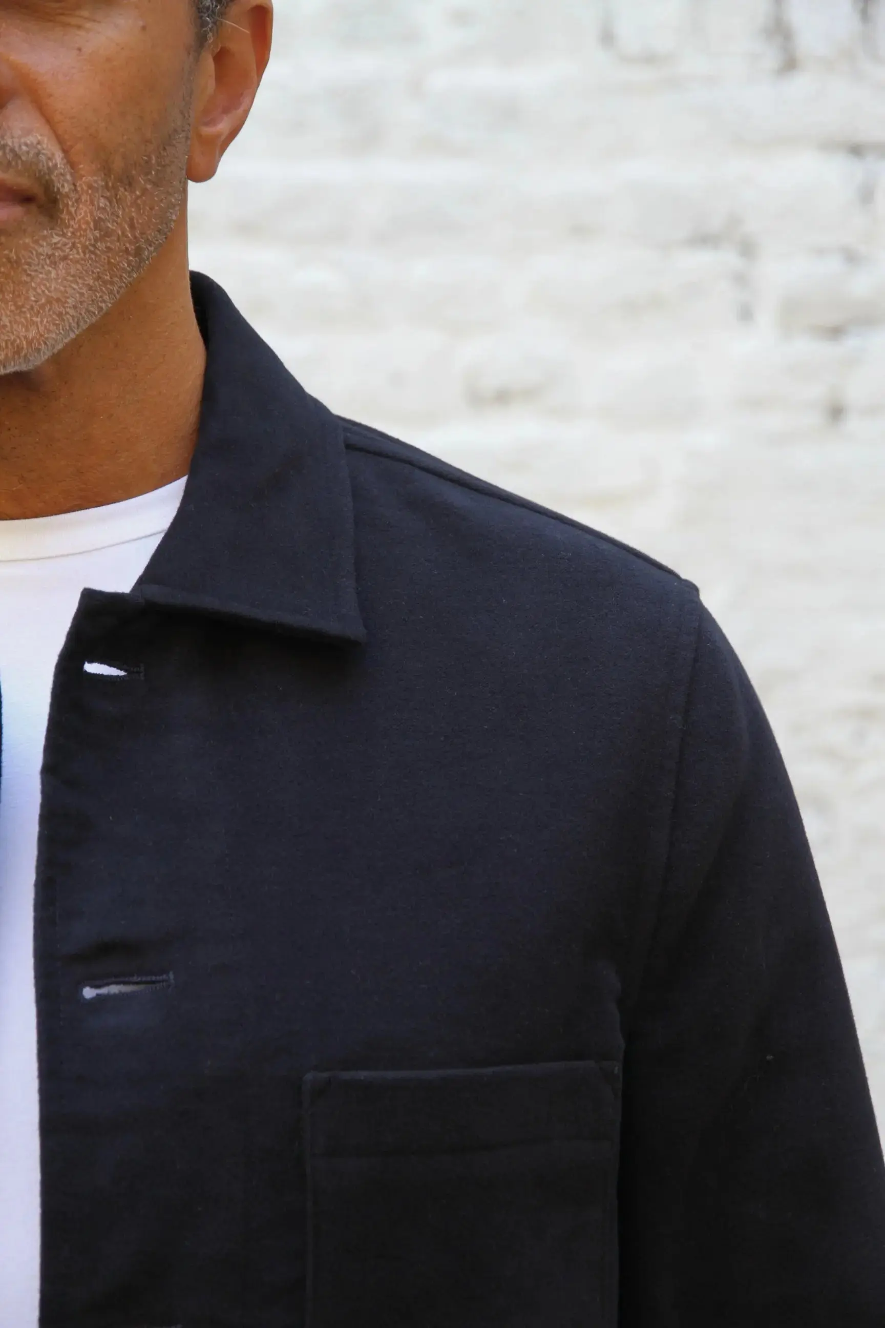 Marchant Jacket  - Navy Moleskin - Image 5