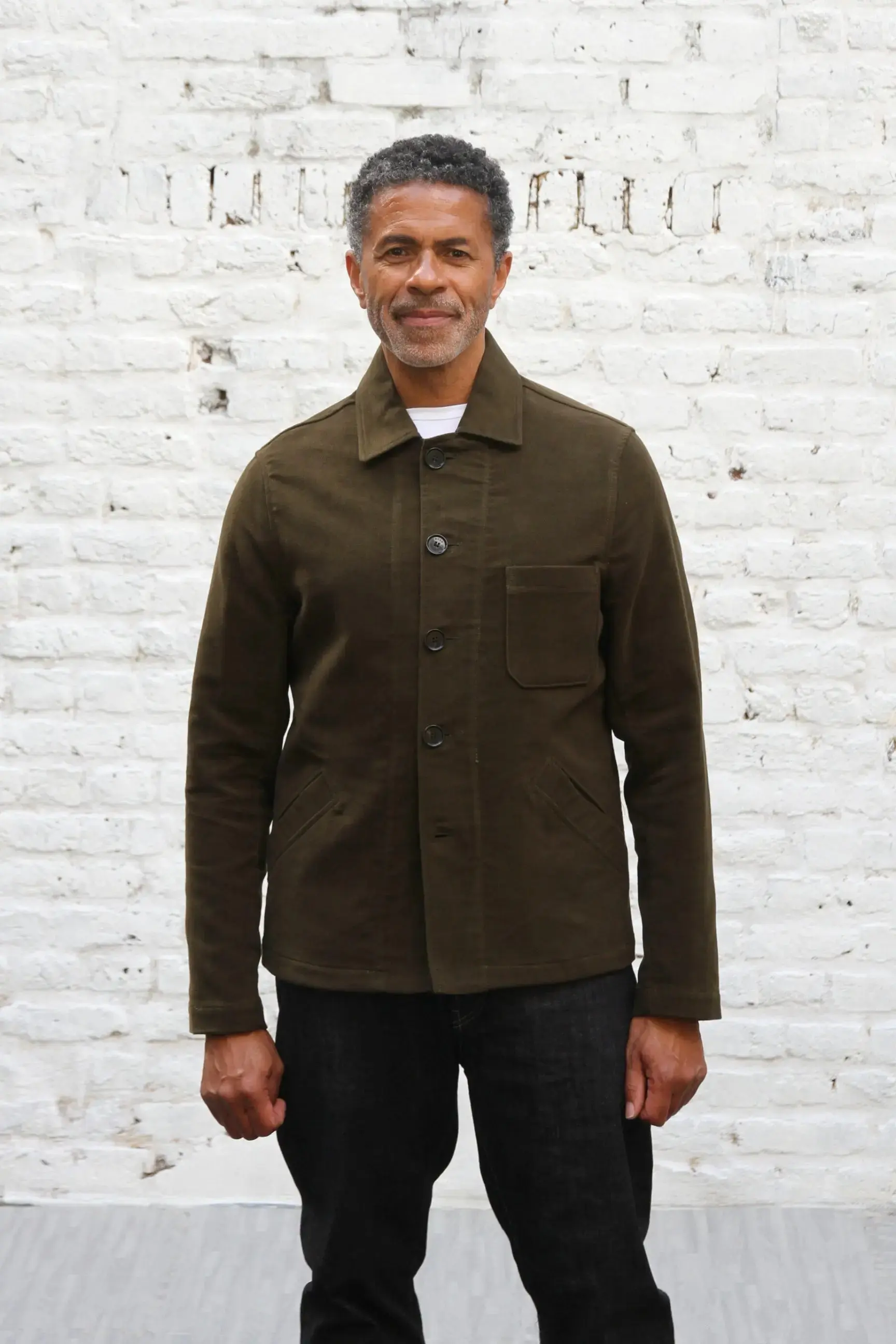 Marchant Jacket  - Olive Moleskin - Image 2