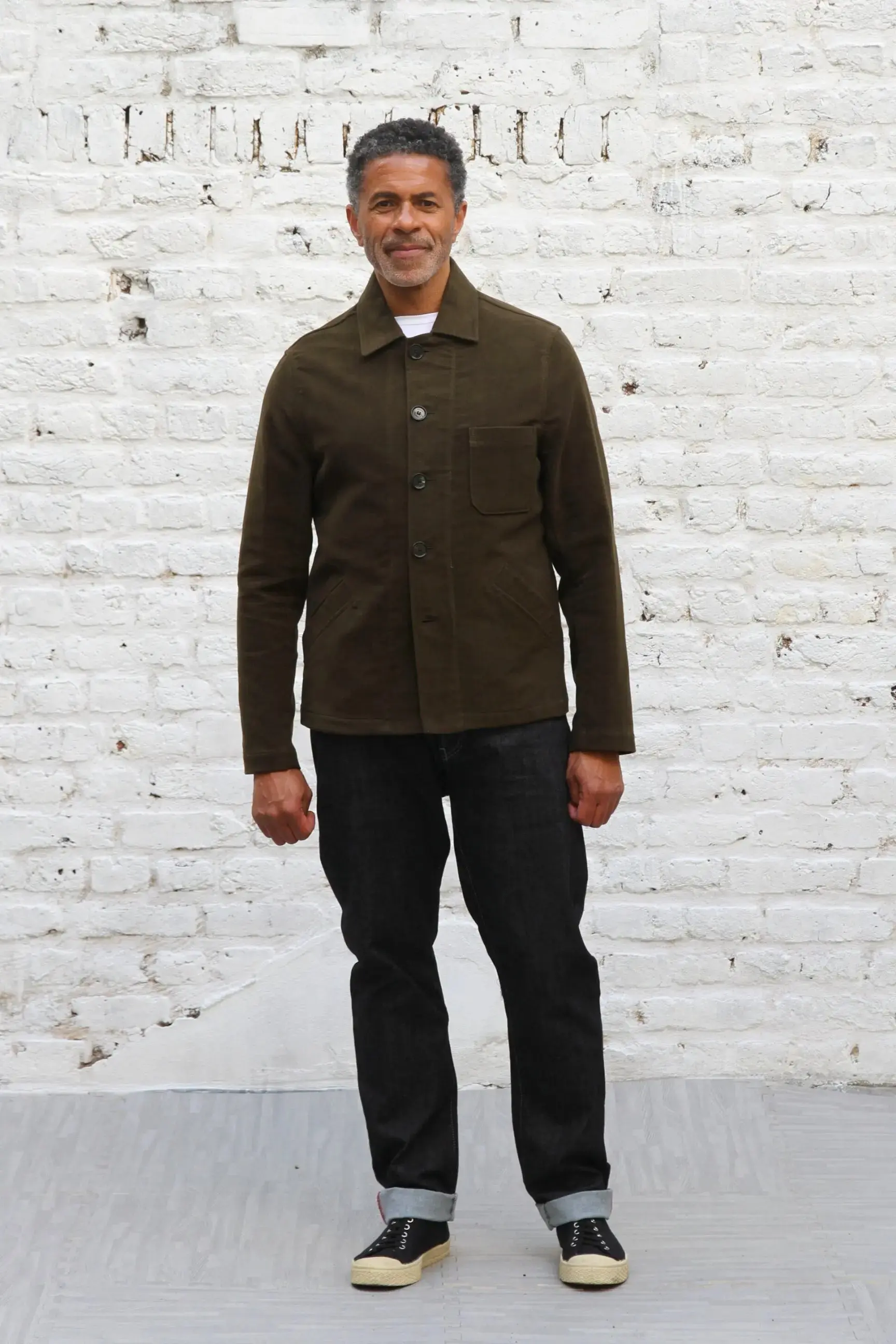 Marchant Jacket  - Olive Moleskin - Image 3