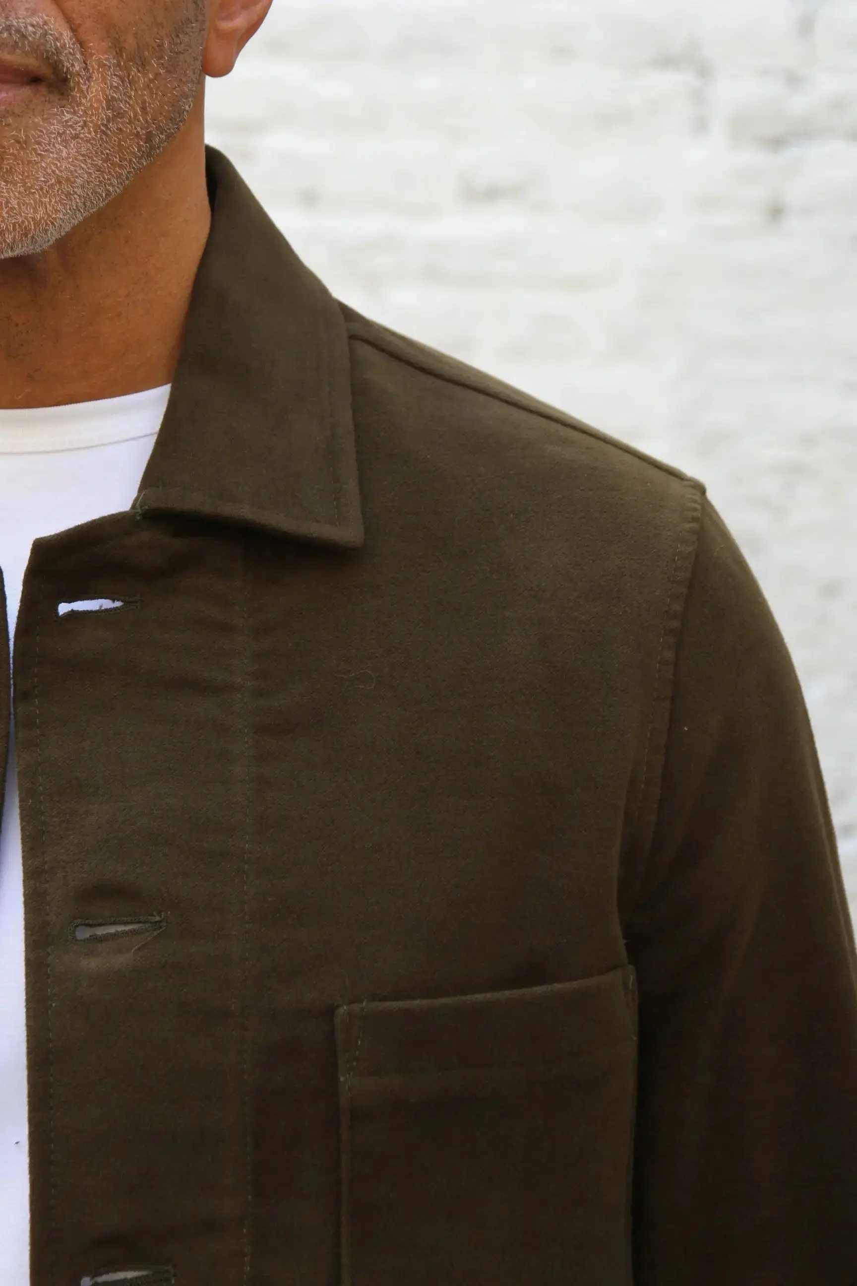 Marchant Jacket  - Olive Moleskin - Image 5