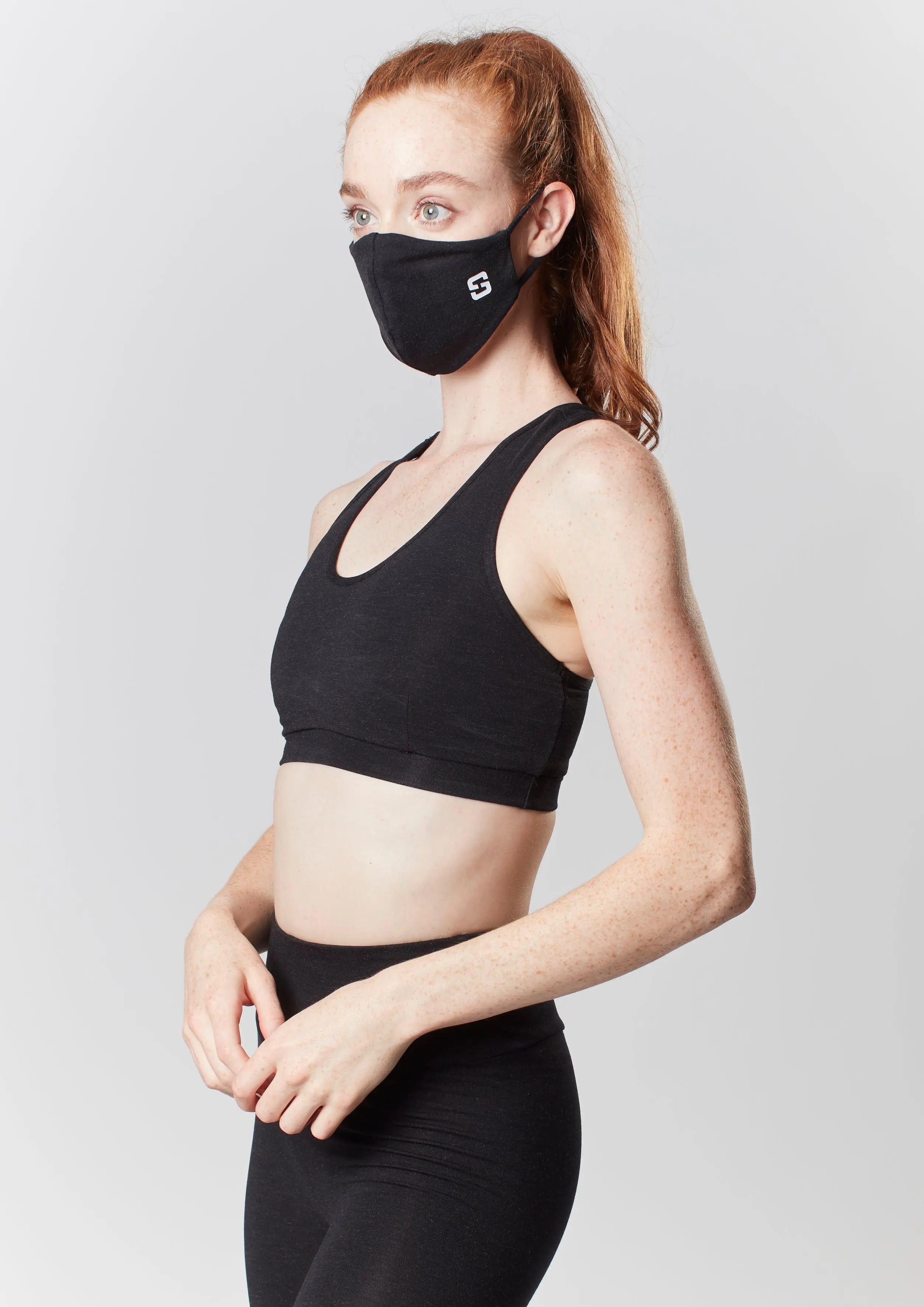Marl Black Mask