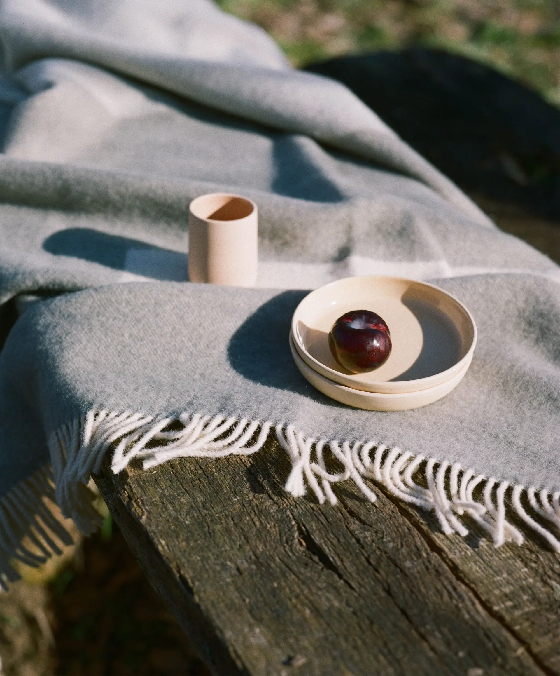 MEADOW Grey Blanket - Image 6