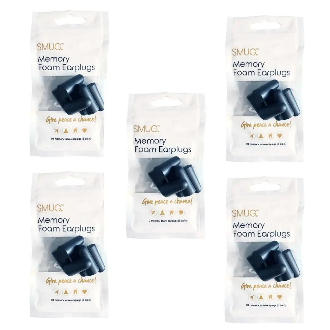 Memory Foam Earplugs - Black (5 packs) - Image 6