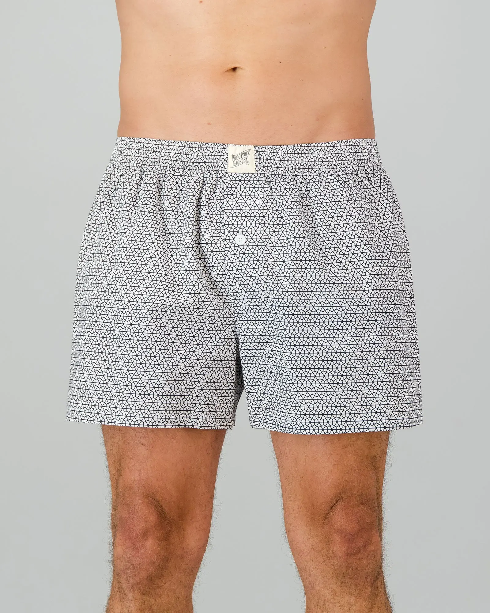 Mens Boxer Shorts - Hexagon