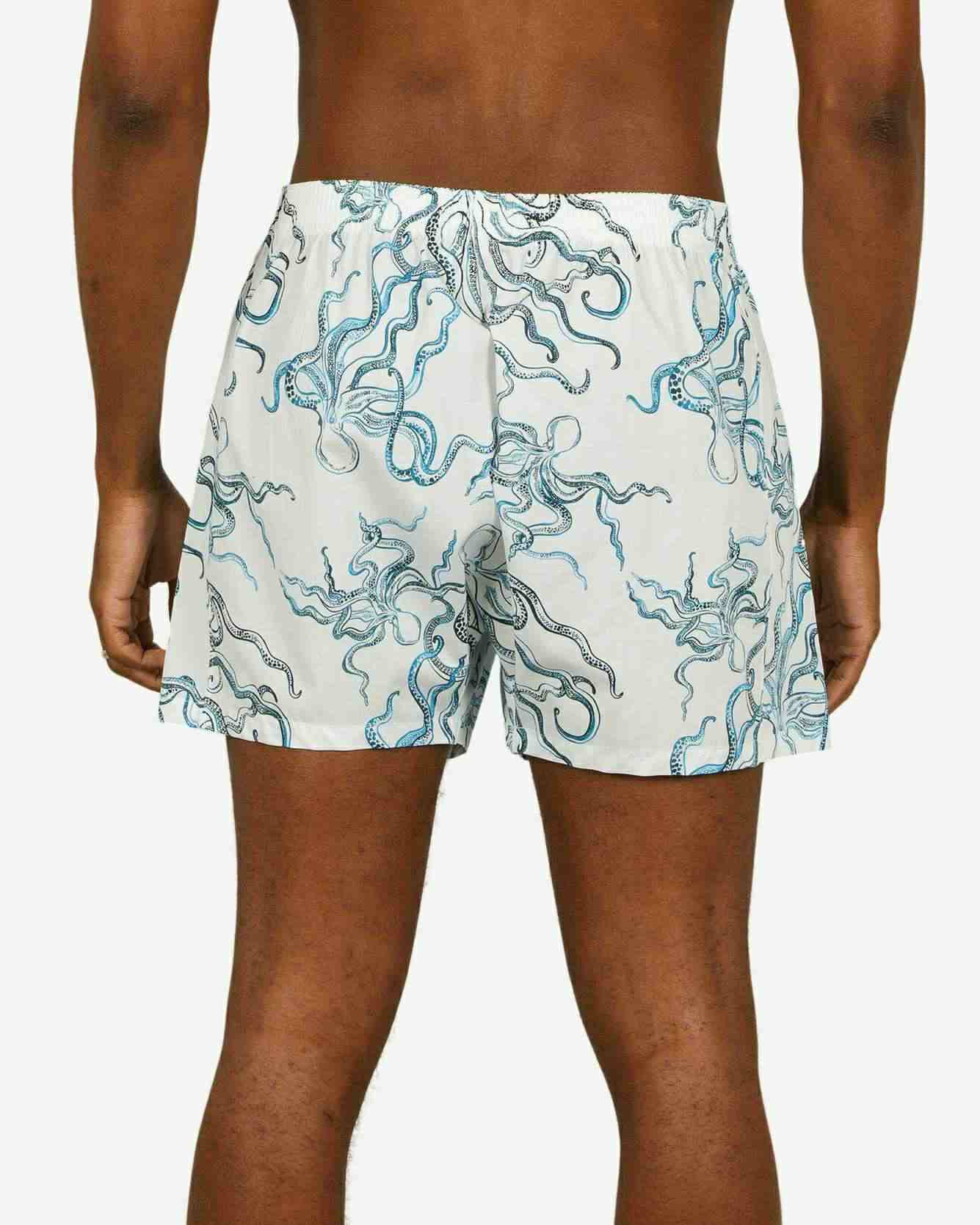 Mens Boxer Shorts - Octopus Indigo - Image 4