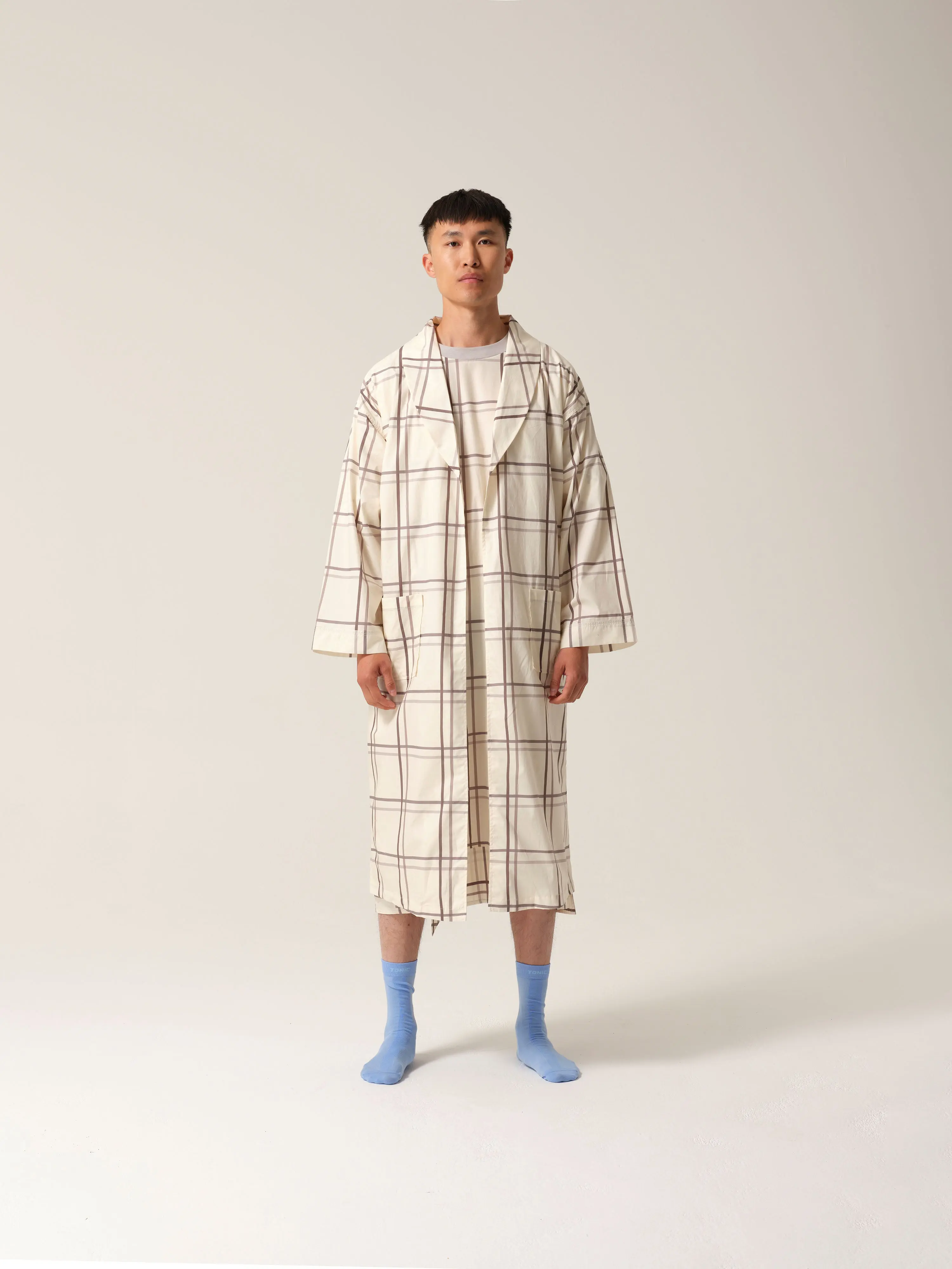 Mens Hush Dressing Gown Silver Linings - Image 4