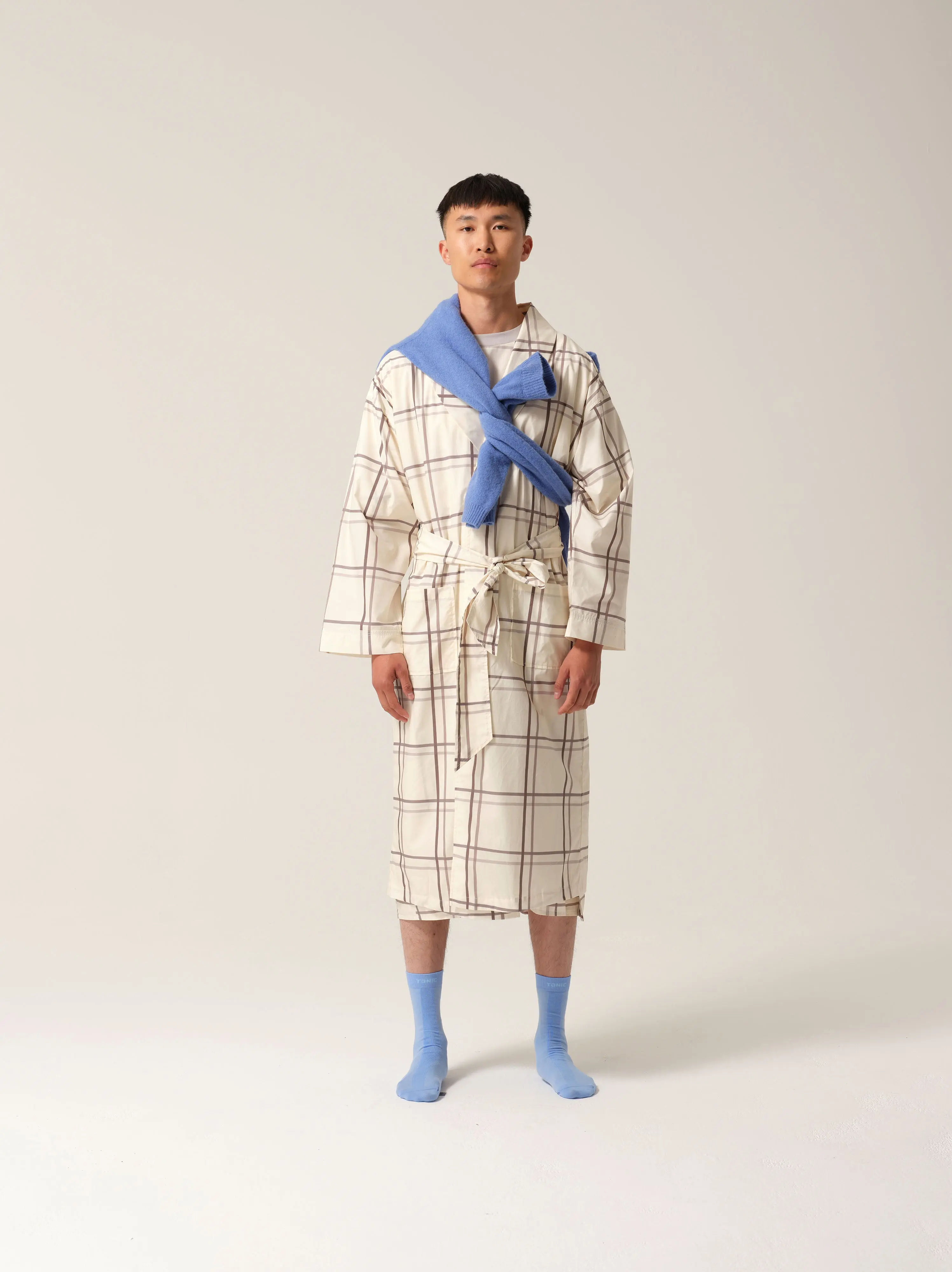 Mens Hush Dressing Gown Silver Linings - Image 7