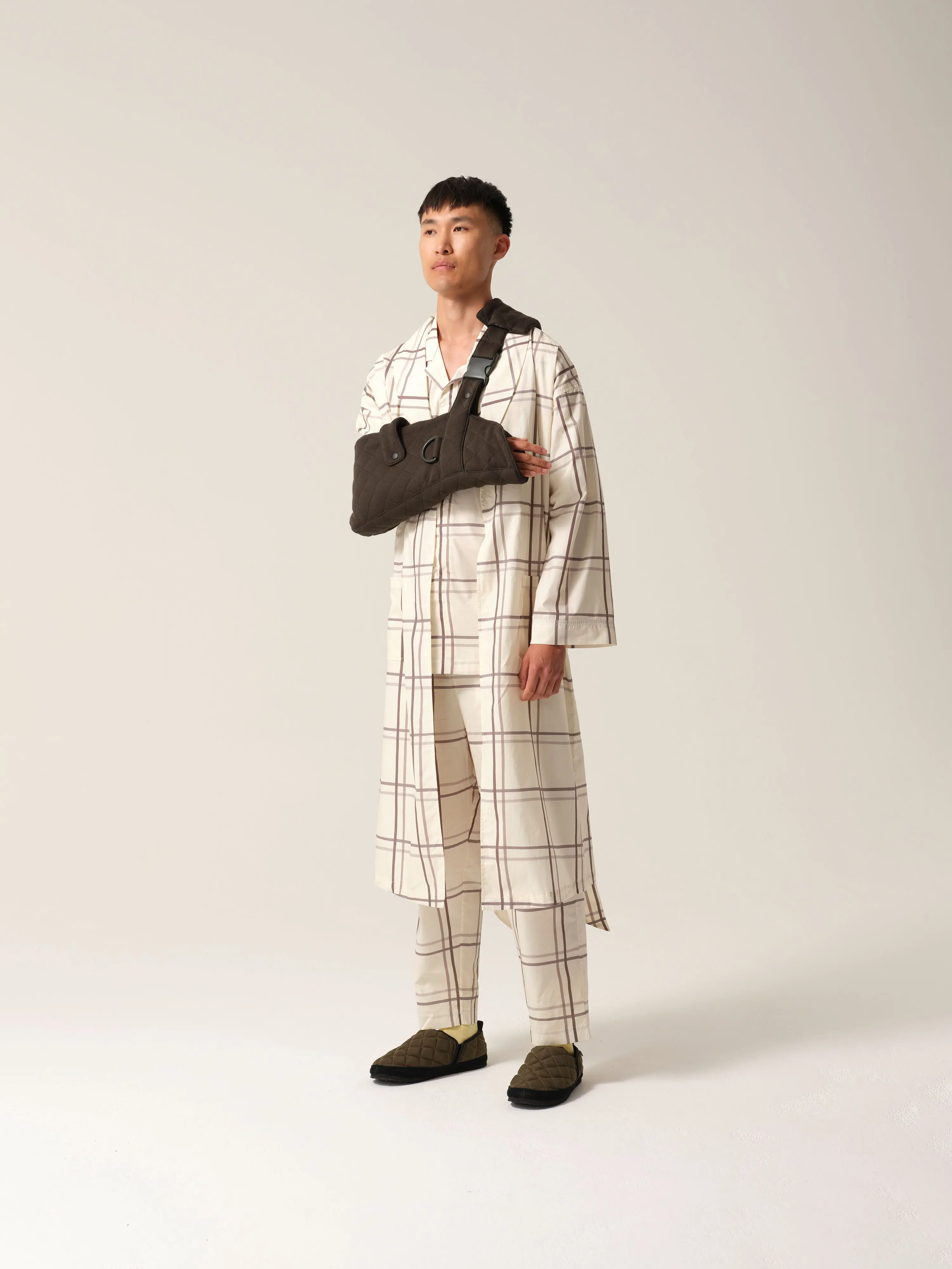 Mens Hush Dressing Gown Silver Linings - Image 9