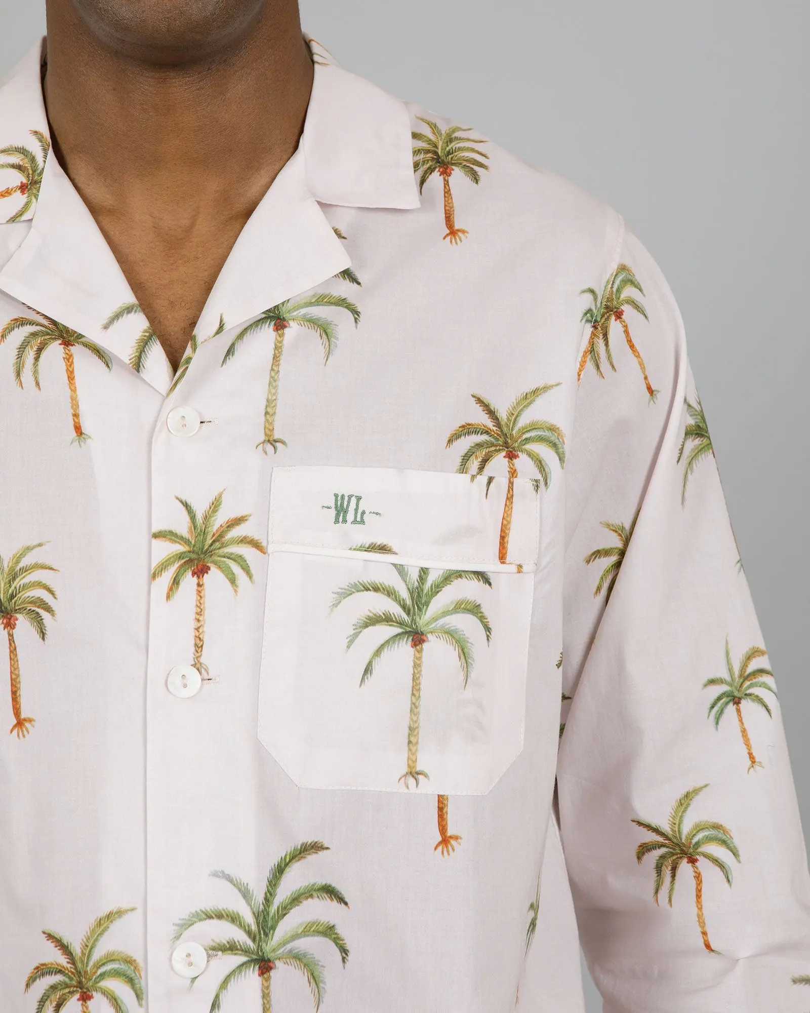 Palm Beach Mens Cotton Pyjama Trouser Set - Image 5