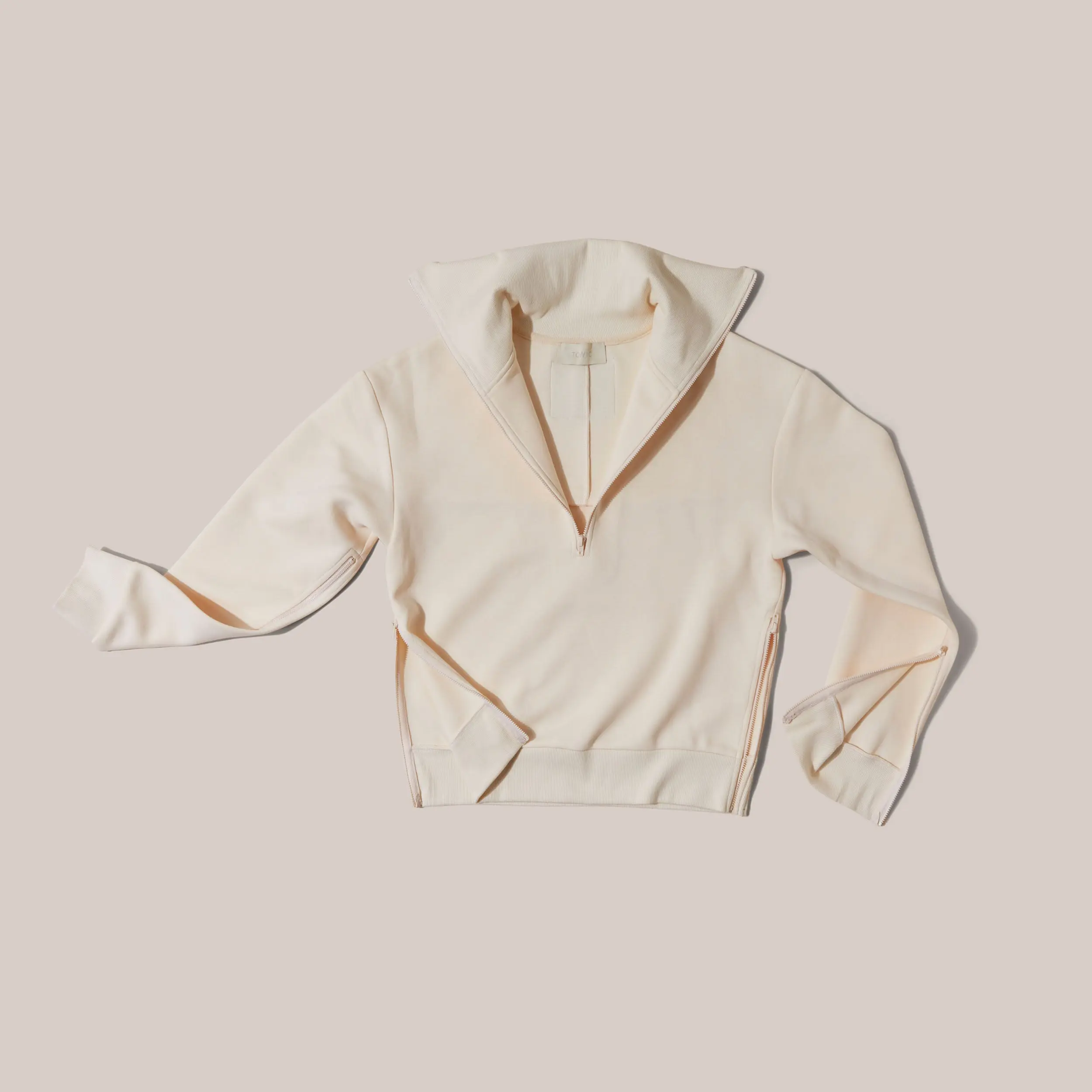 Mens Longevity Tracksuit Buttermilk - Image 5