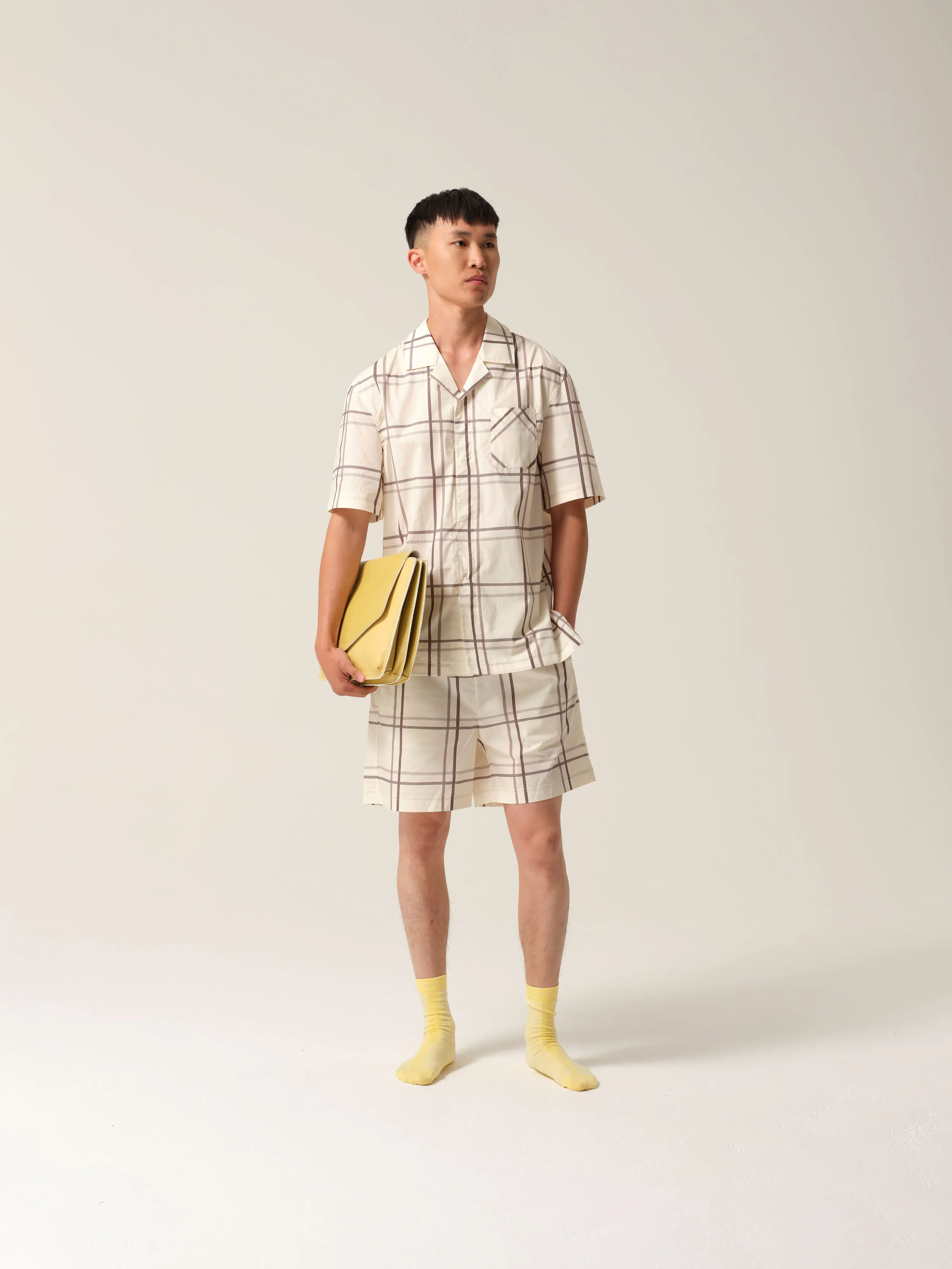 Mens Riley Short PJs Silver Linings - Image 4