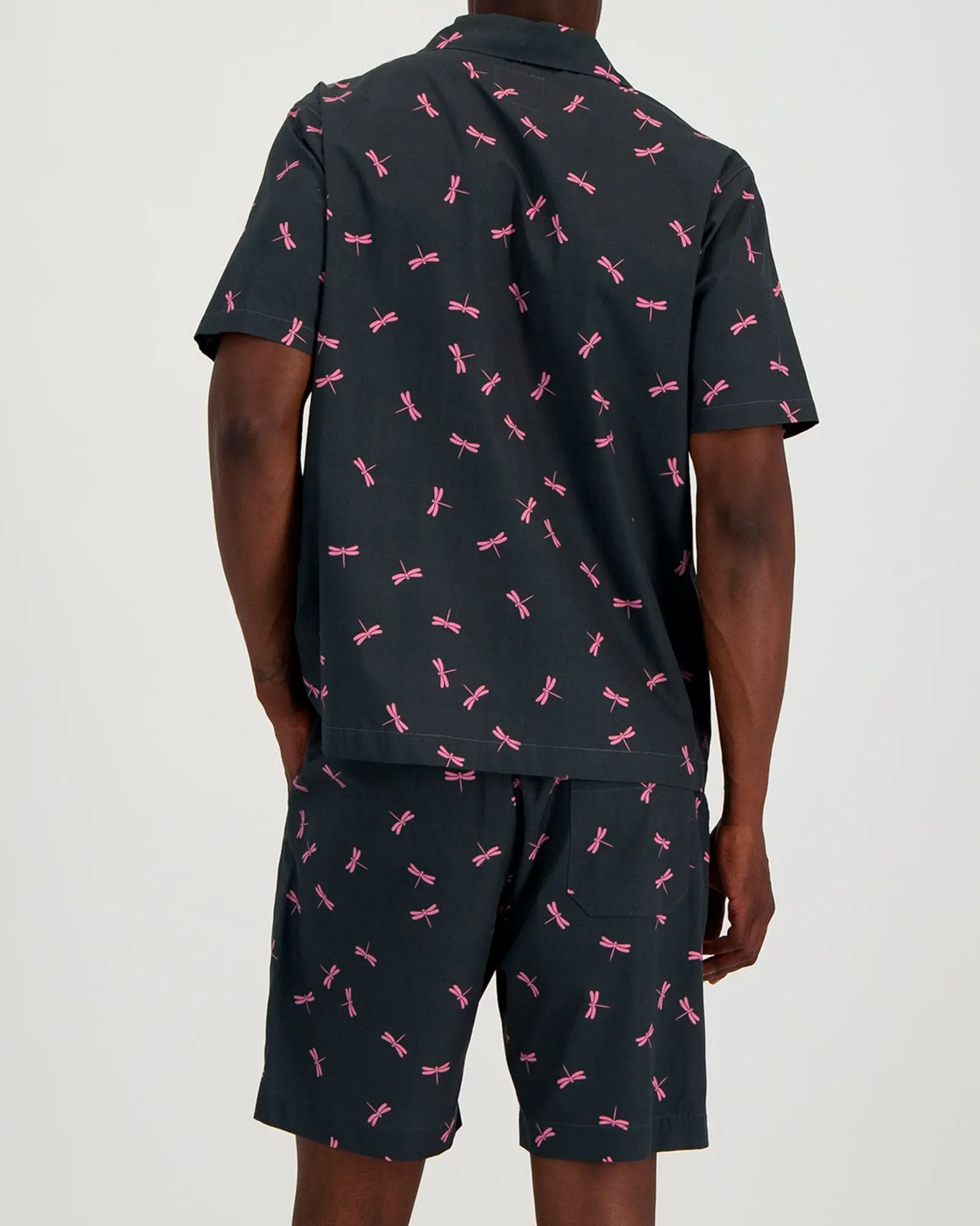 Mens Short Pyjamas - Dragonflies - Image 3
