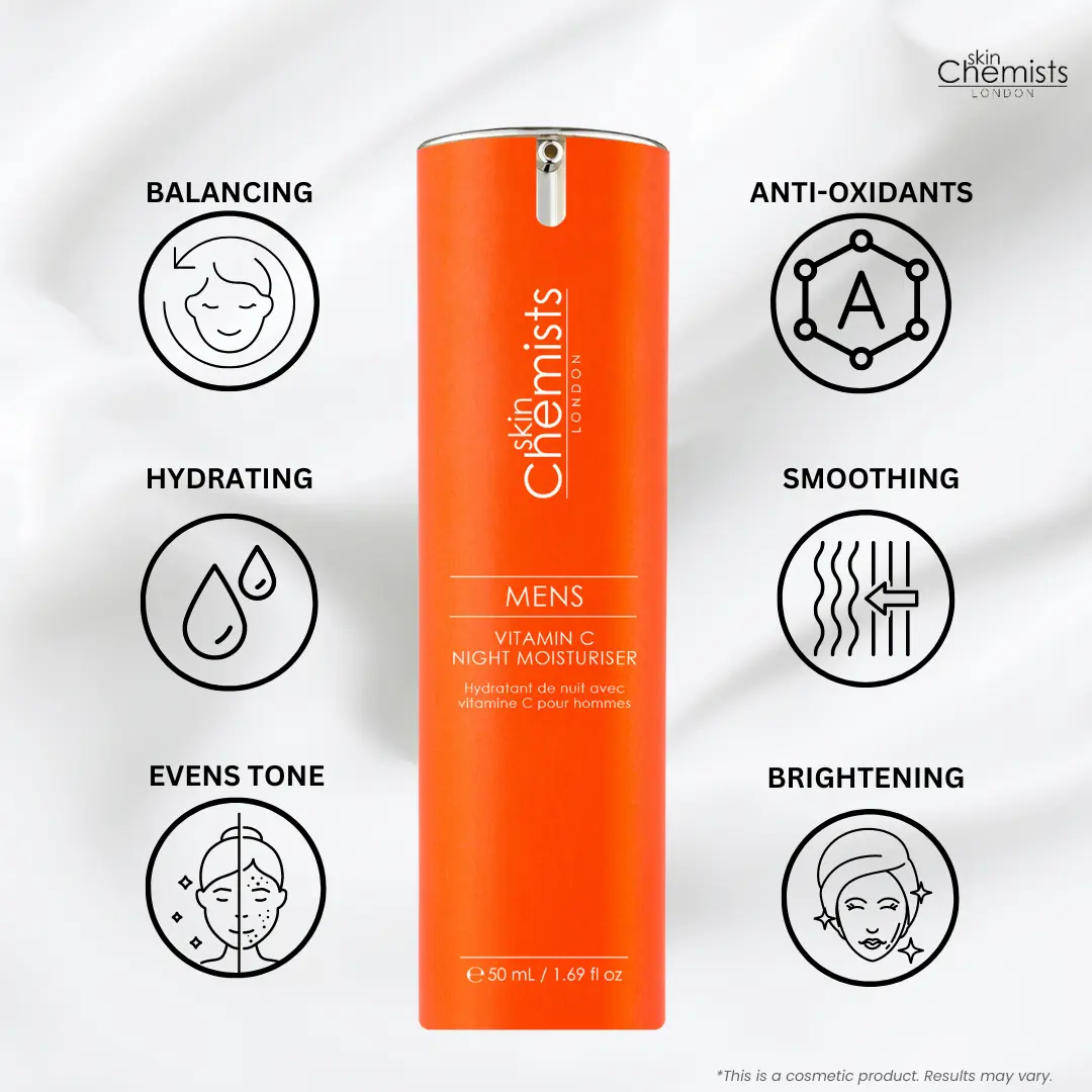 Men's Vitamin C Night Moisturiser 50ml - Image 5