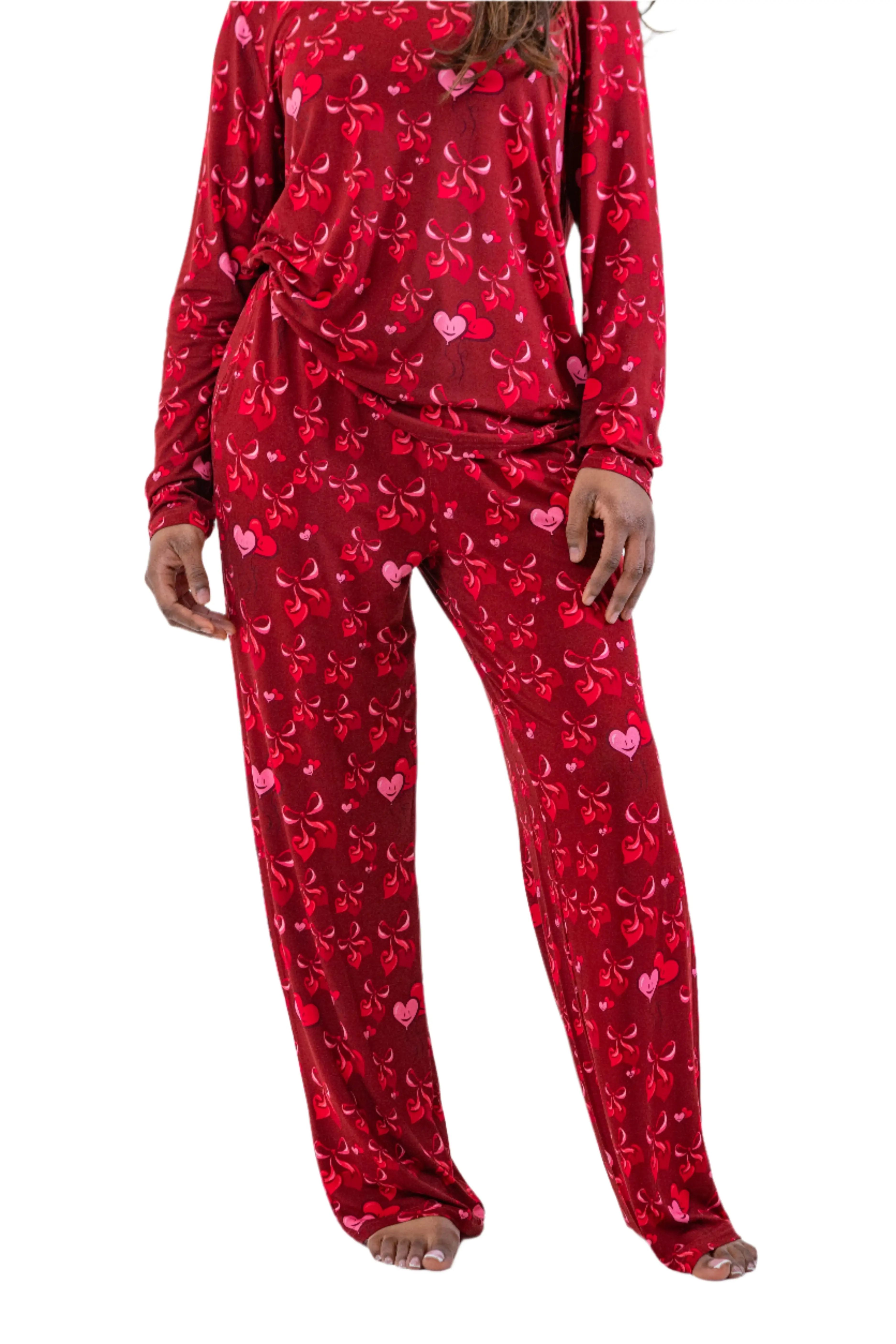 Midnight Romance Women's Bamboo Pyjama Trouser Set - Image 8