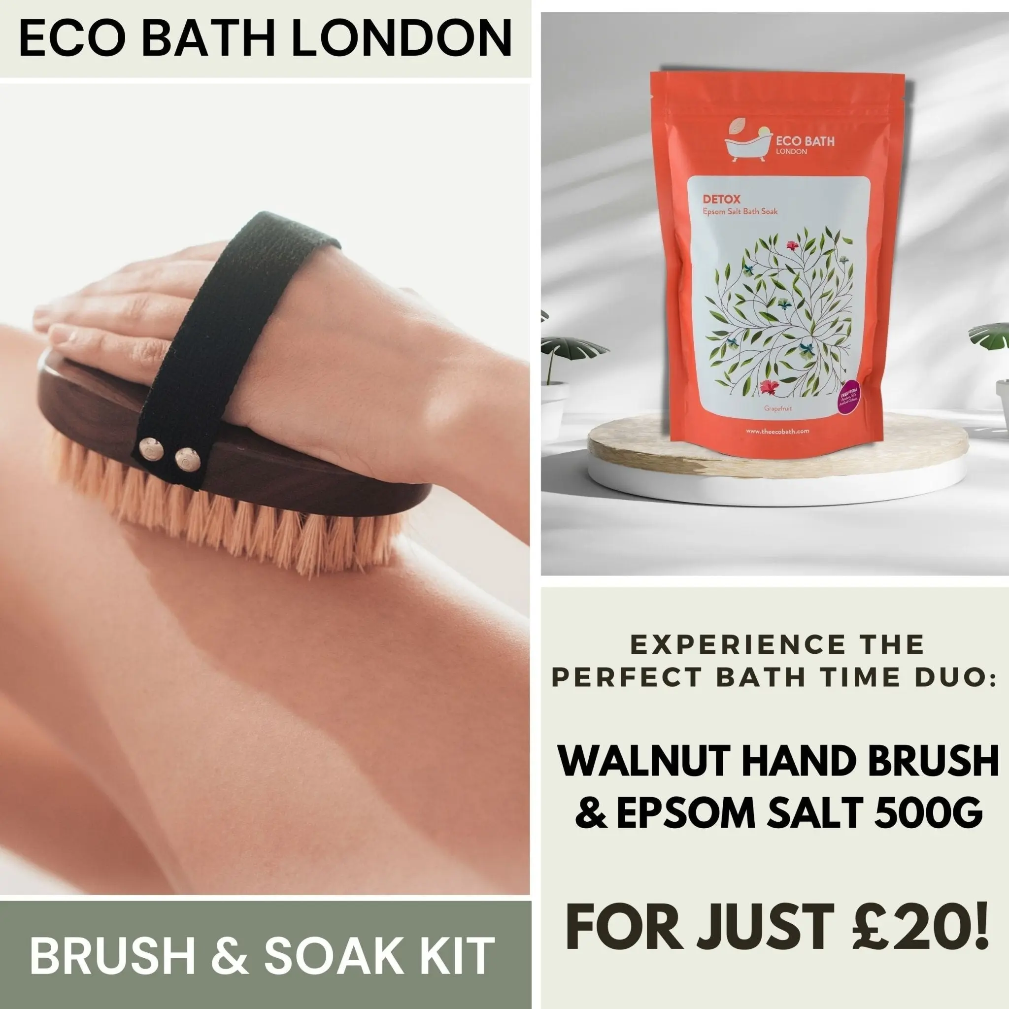 Mindful Moments: Eco Bath London Brush & Soak Kit - Image 3