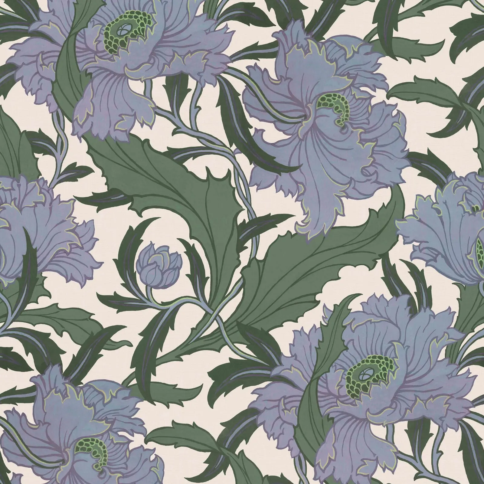 MINERVA Wallpaper - Periwinkle