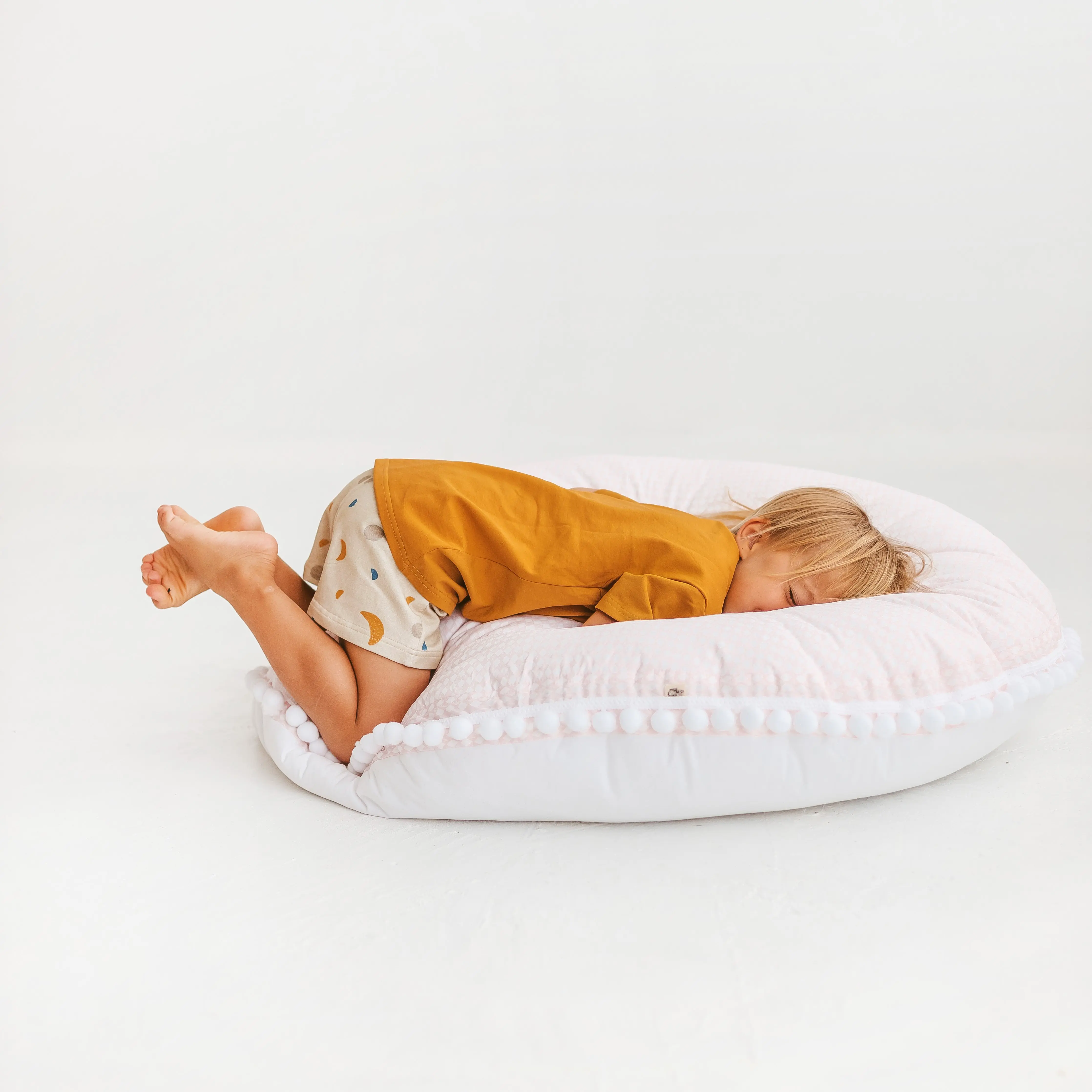Rhombus Diamond Pink Big Floor Cushion - Image 2