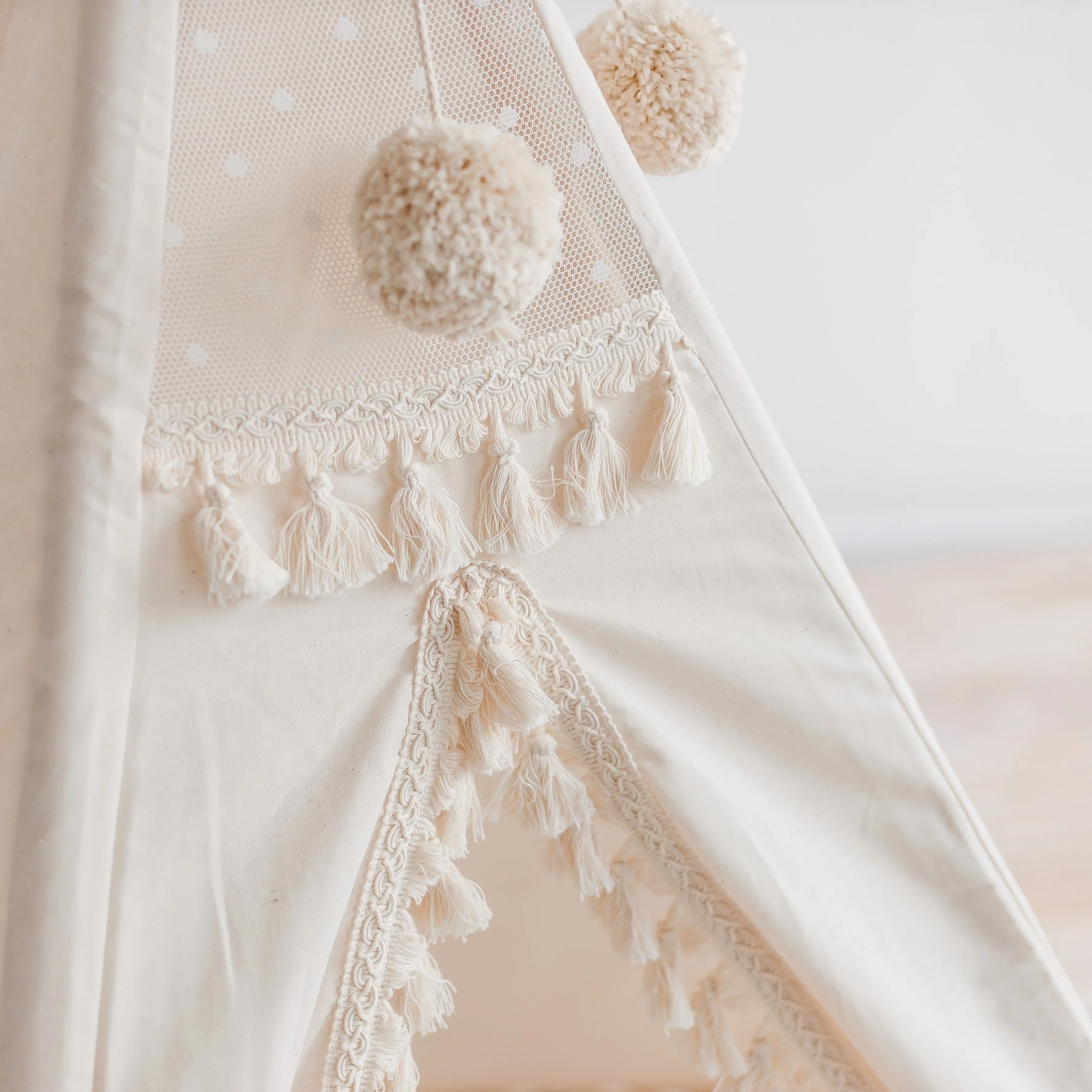 Boho Kids Teepee with Tassels - Image 5