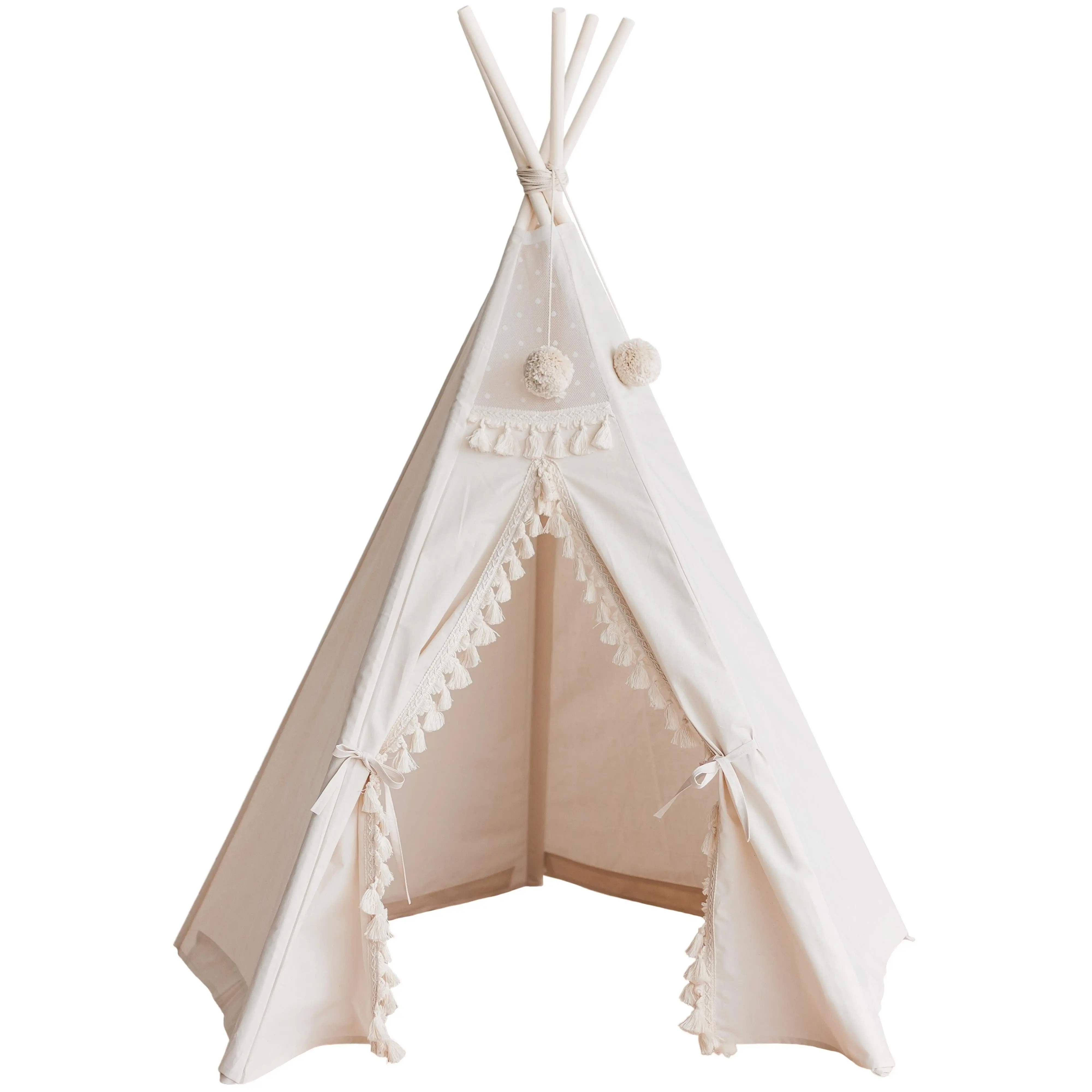Boho Kids Teepee with Tassels - Image 7