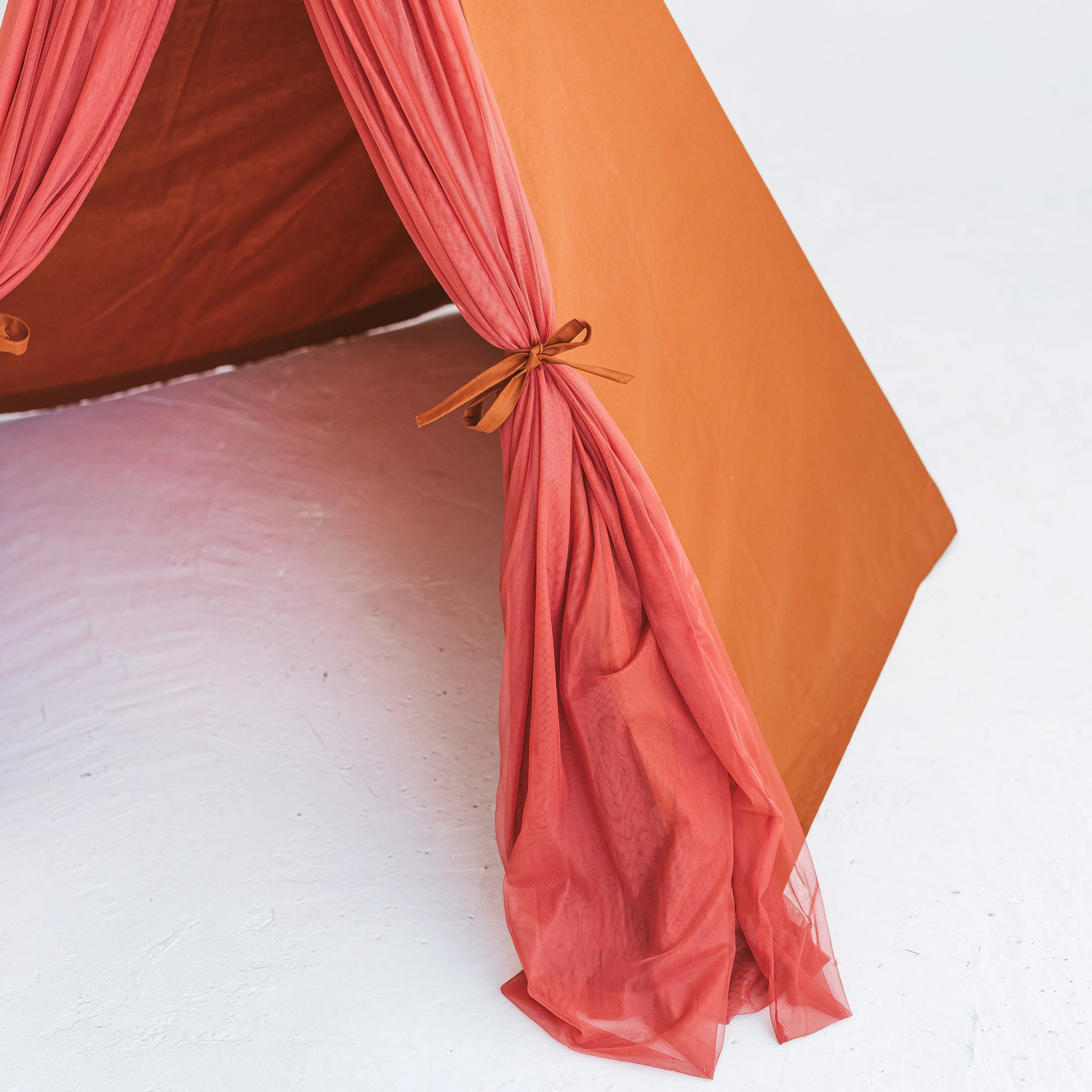 Cognac Fairy Kids Play Tent with Tulle - Image 5