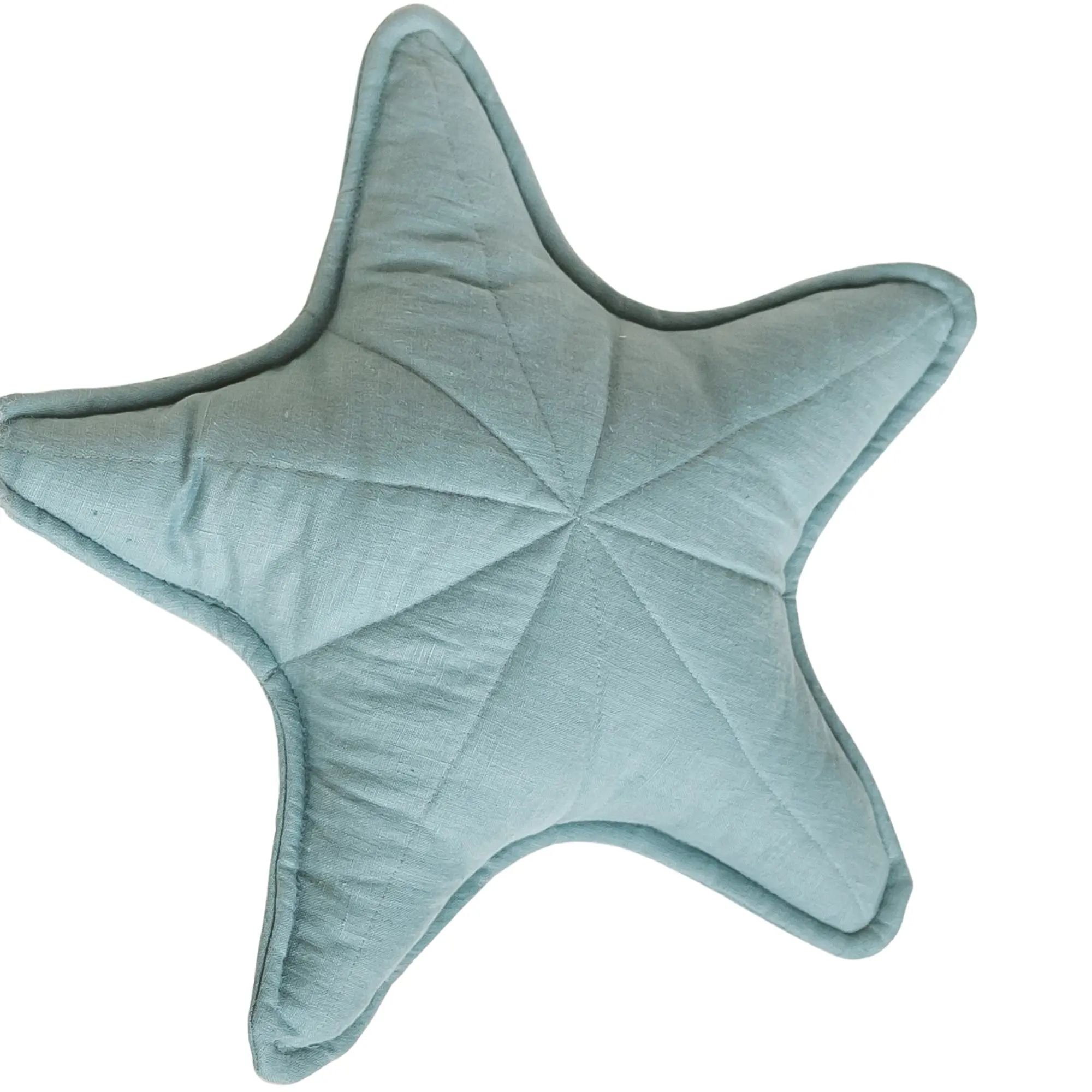 Linen Sea Star Pillow – Mint Throw Pillow for Coastal & Beach Decor - Image 6