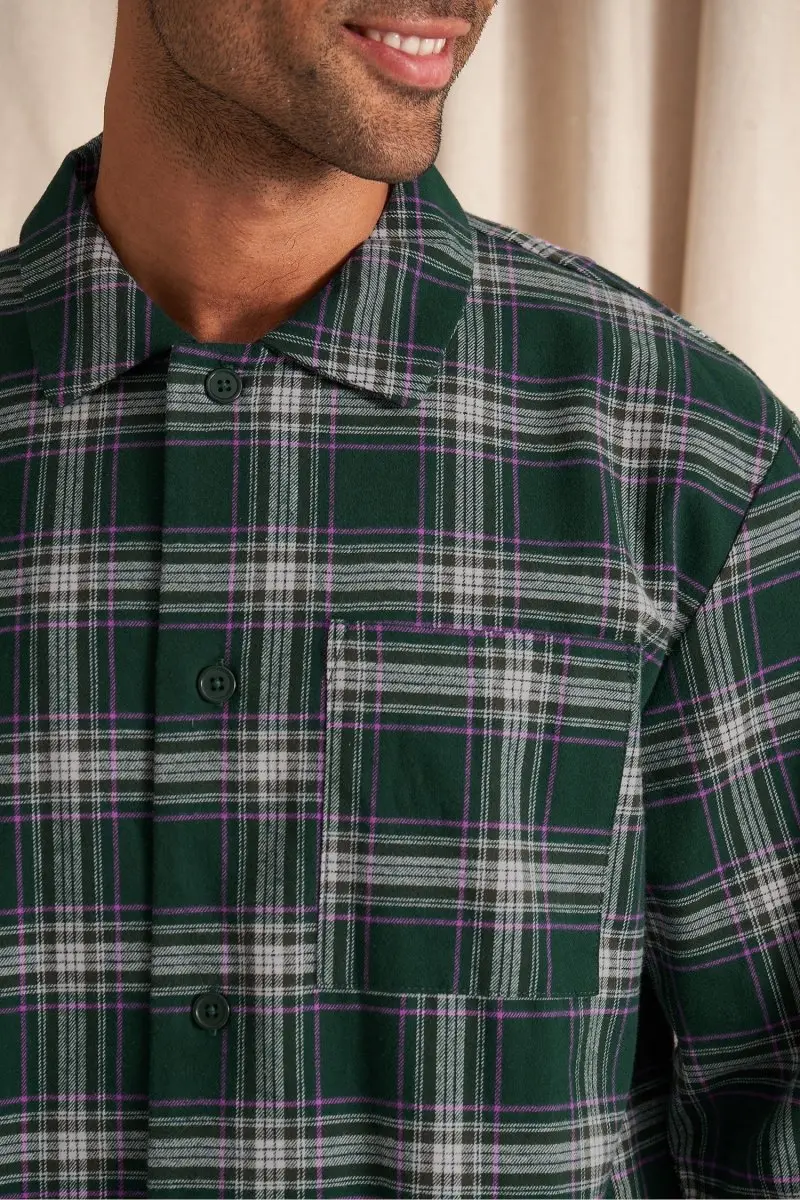 Green Mister You Plaid Pyjama Set - Image 2