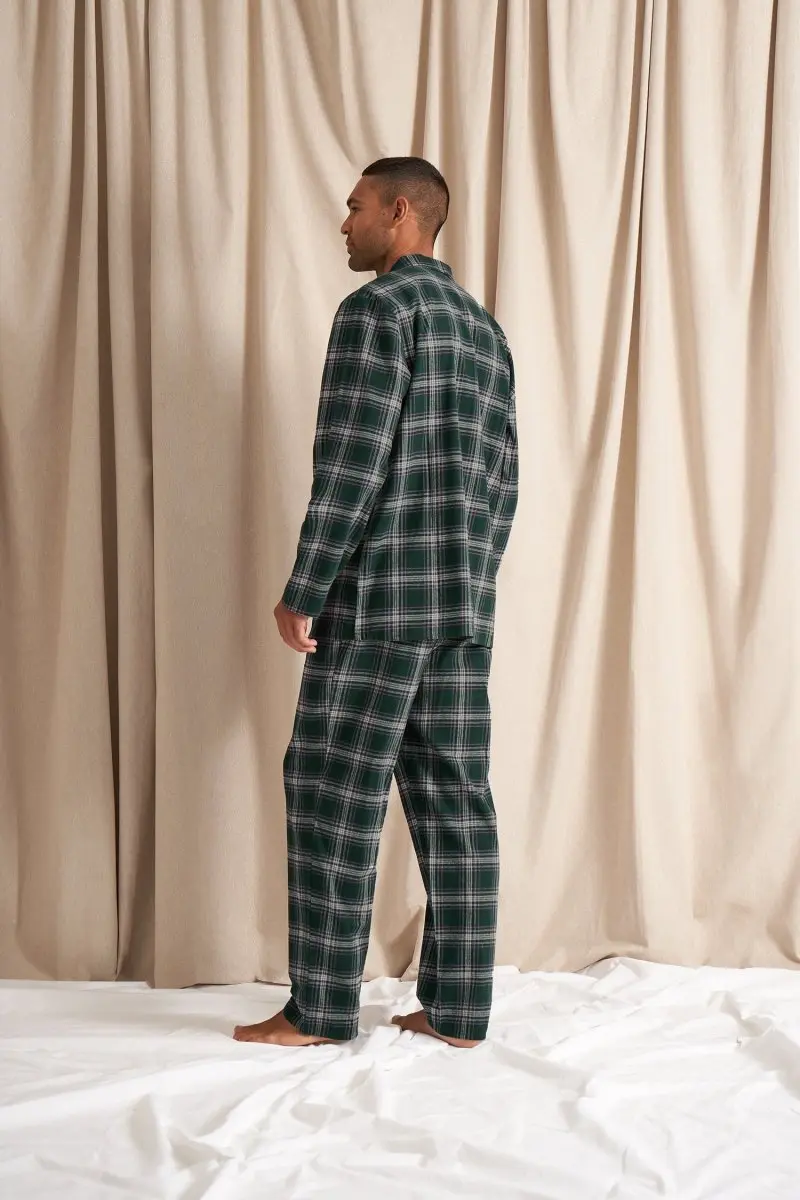 Green Mister You Plaid Pyjama Set - Image 3
