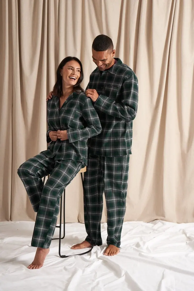 Green Mister You Plaid Pyjama Set - Image 4