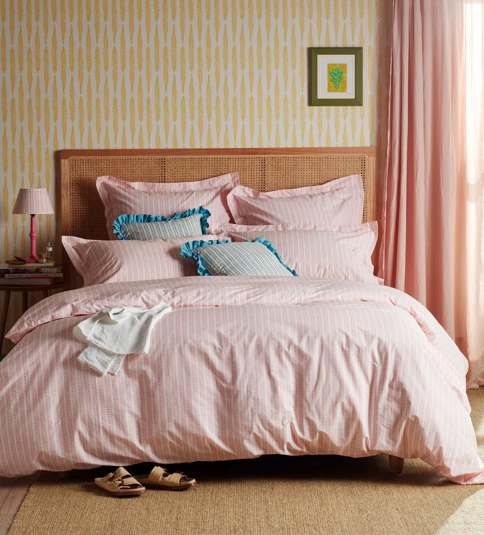 Molly Mahon Pink Bindi 100% Cotton Bed Linen - Image 2