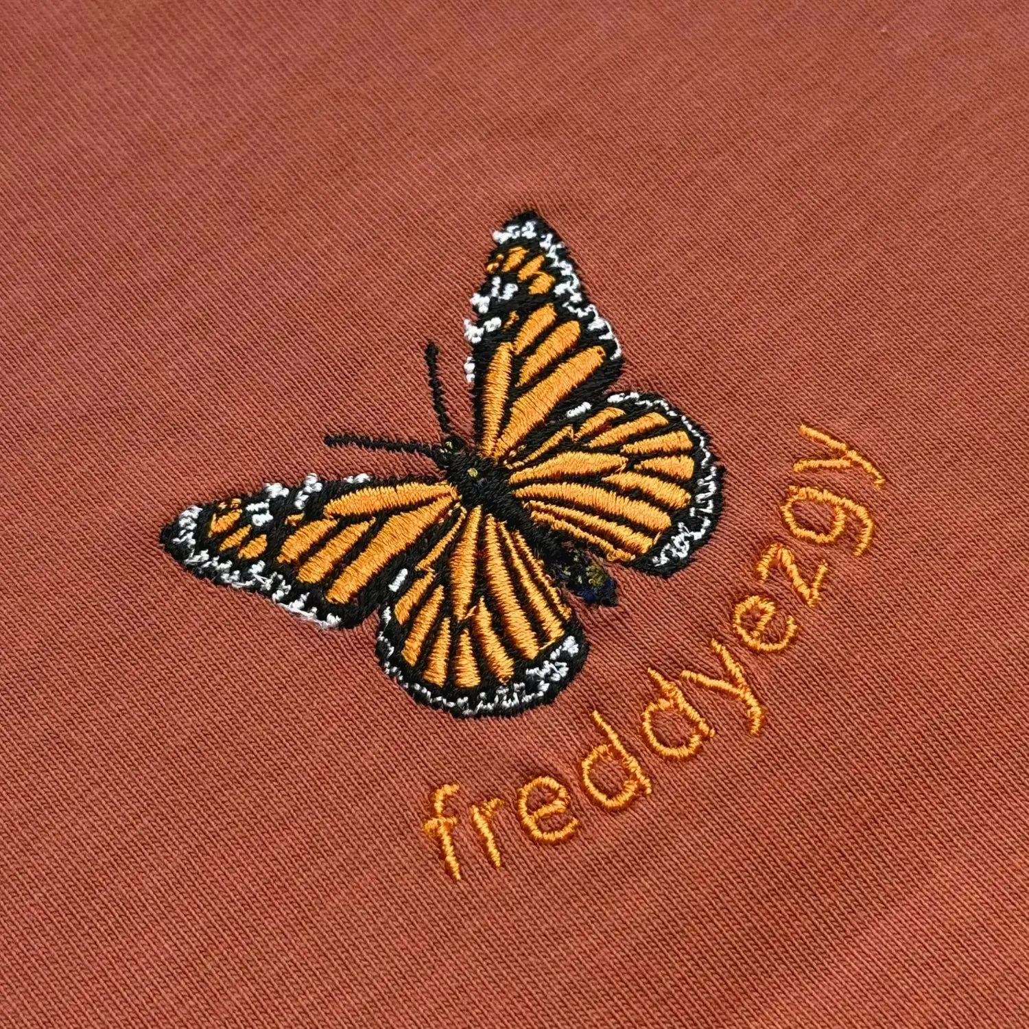 Monarch Butterfly Cropped Hoodie - Butterfly - Unisex Relaxed Fit - Image 3