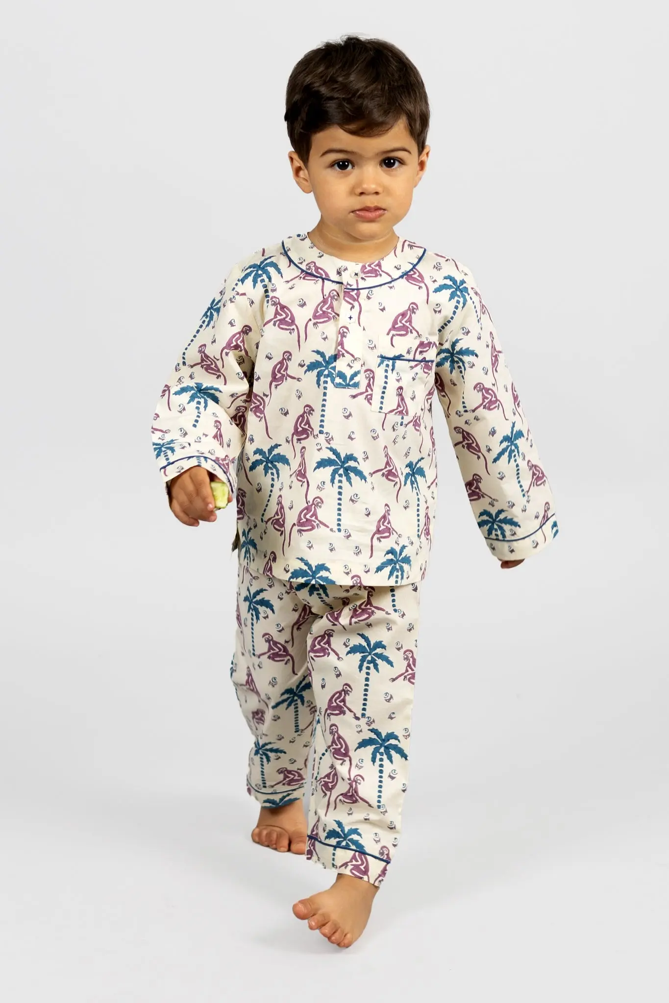 monkey capers Kids Organic Cotton Pyjama Trouser Set