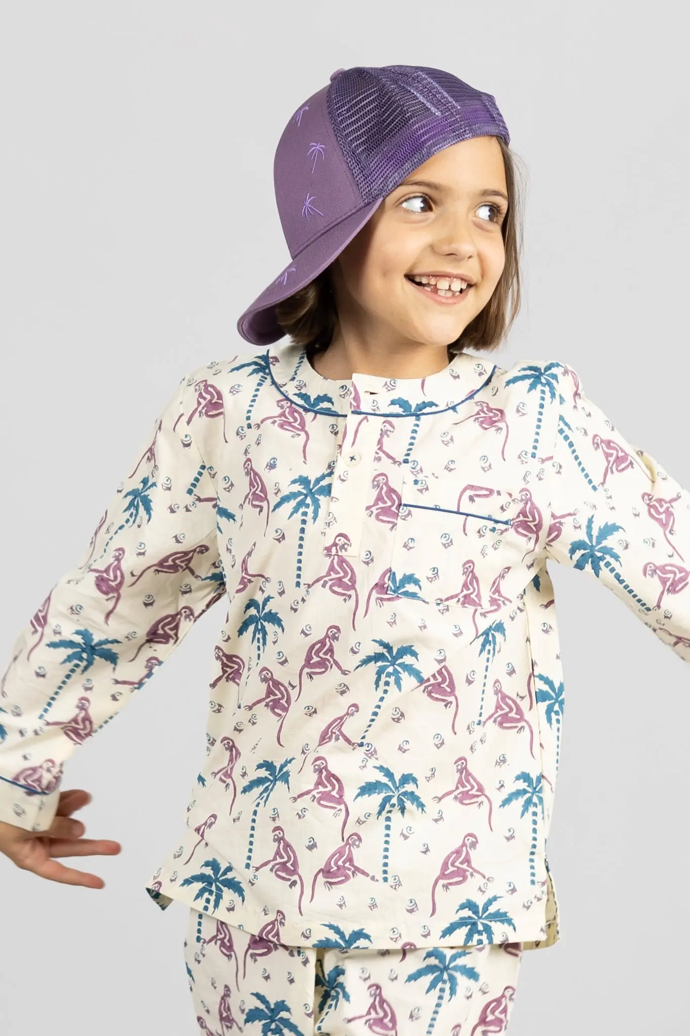 monkey capers Kids Organic Cotton Pyjama Trouser Set - Image 5