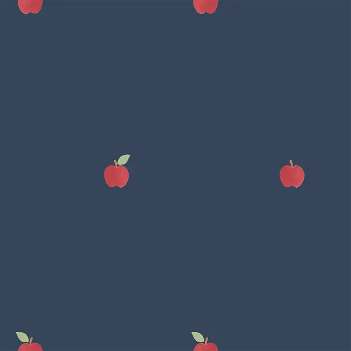 Moonlit Blue Apple Wallpaper - Image 2
