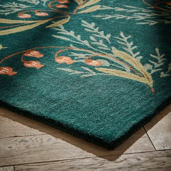 Moorland Floral Wool Rug - Image 2