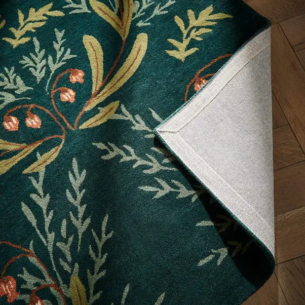 Moorland Floral Wool Rug - Image 3