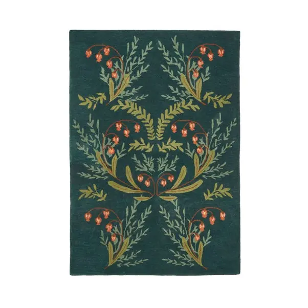 Moorland Floral Wool Rug - Image 4