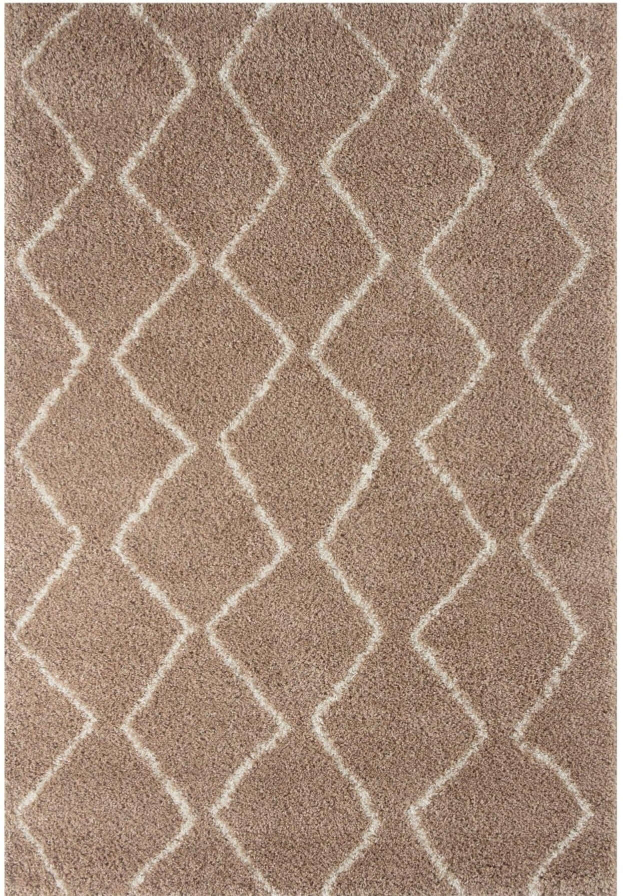 Moroccan Beige Shaggy Rug | 820