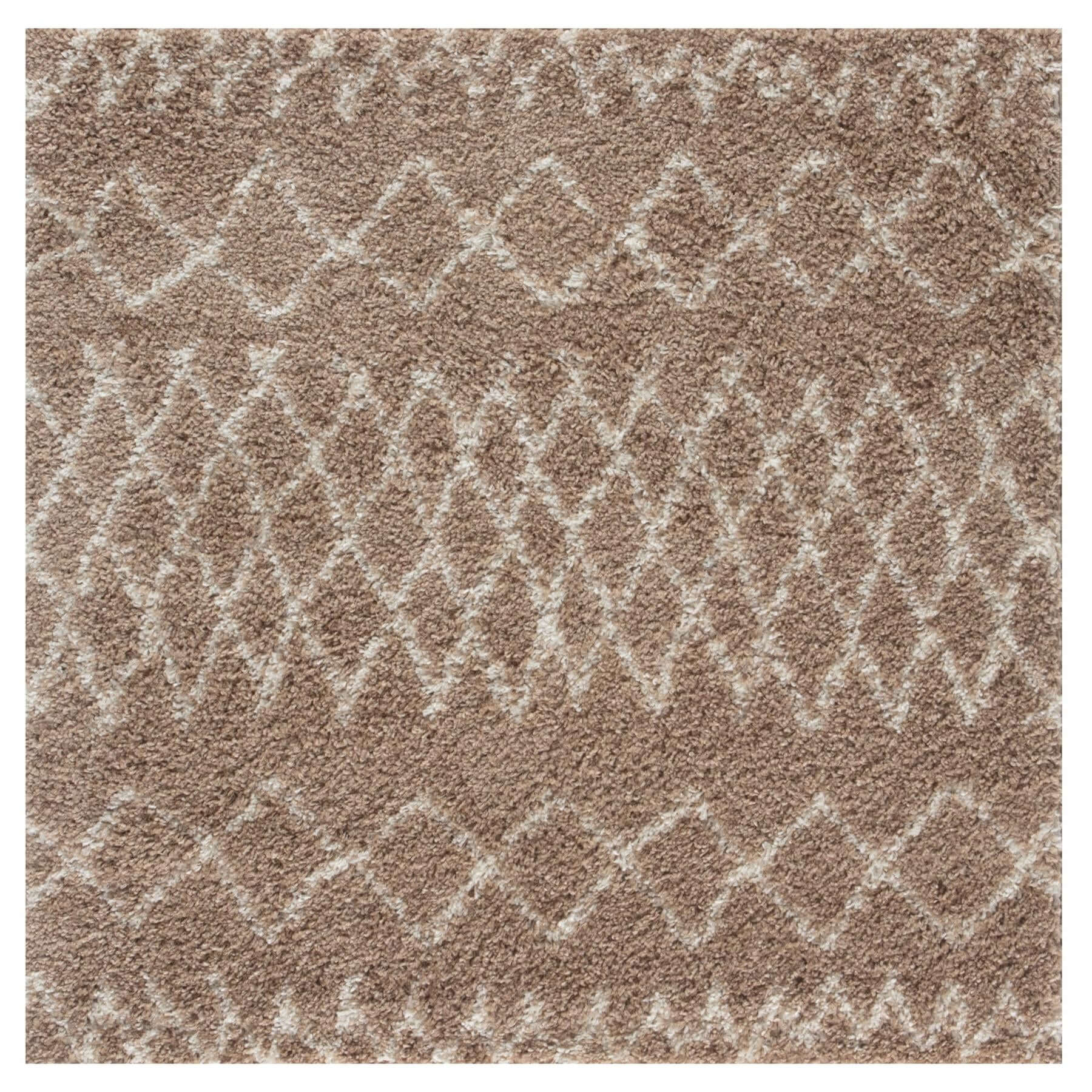 Moroccan Beige Shaggy Rug | 920 - Image 16