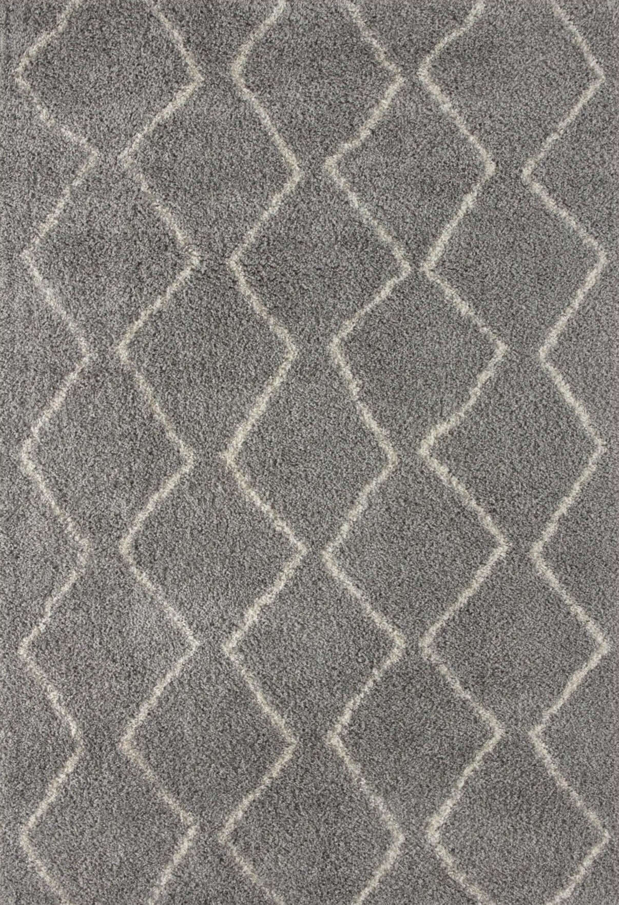 Moroccan Grey Shaggy Rug | 810