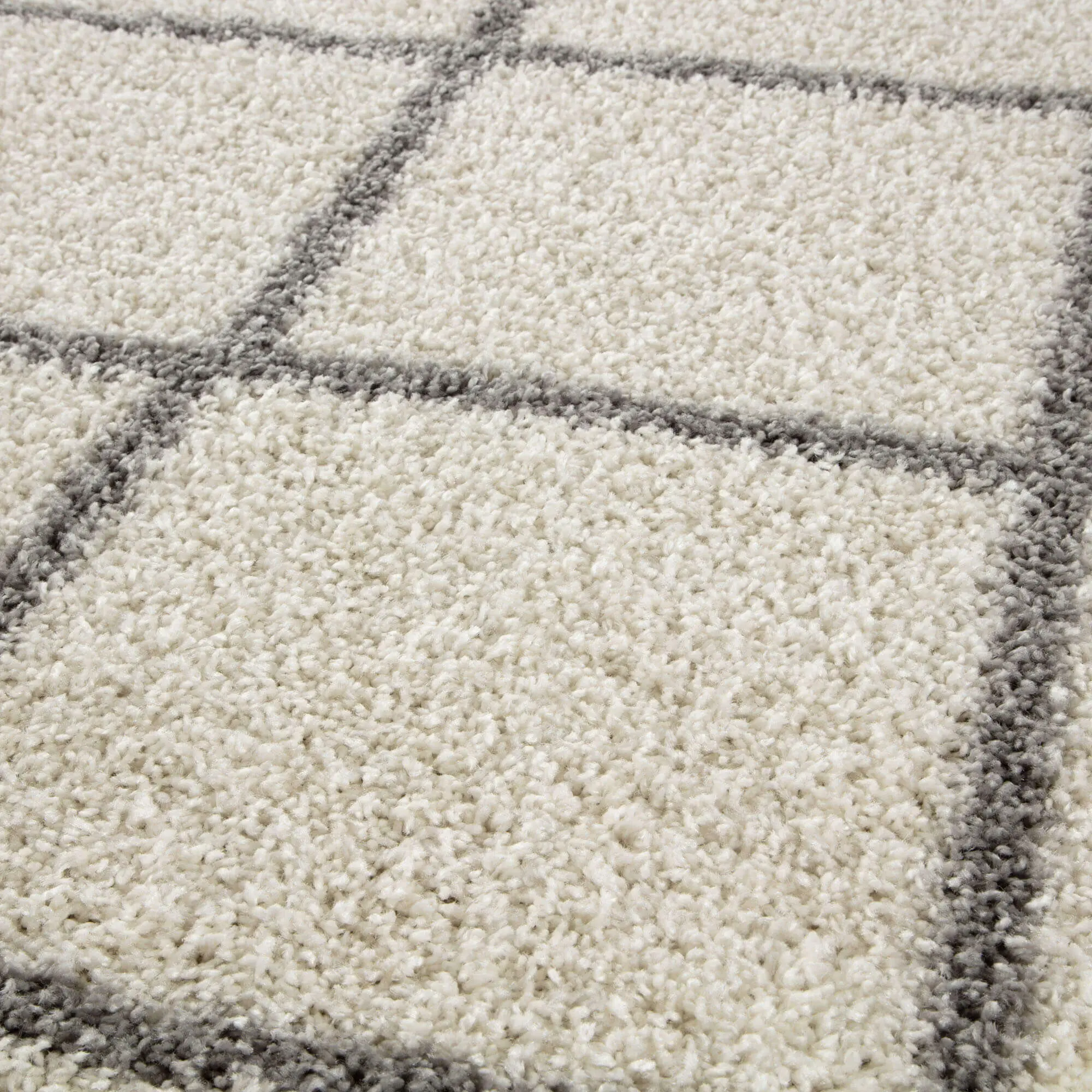Moroccan Ivory Shaggy Rug | 500 - Image 2