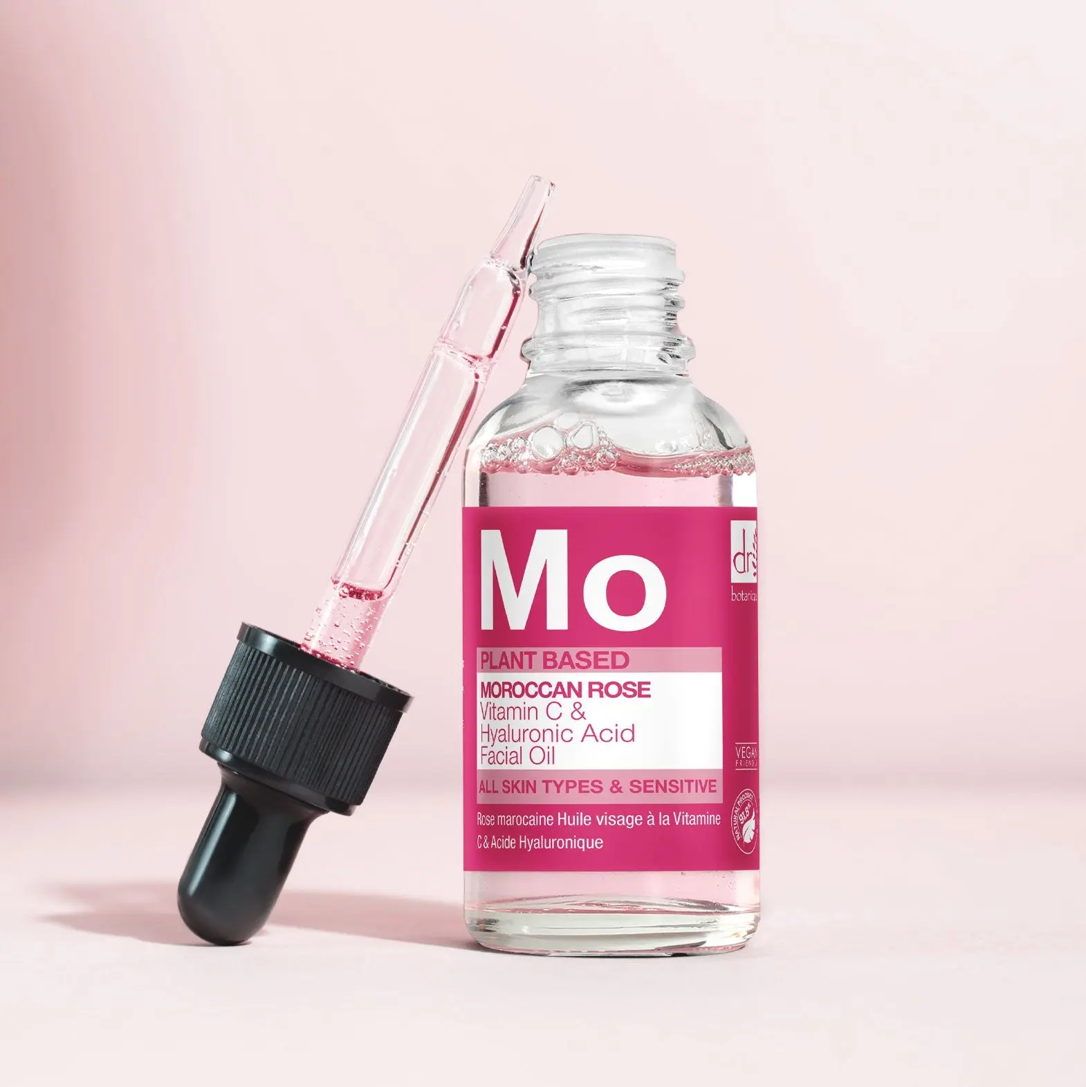 Moroccan Rose Facial Oil with Hyaluronic Acid & Vitamin C - Image 8
