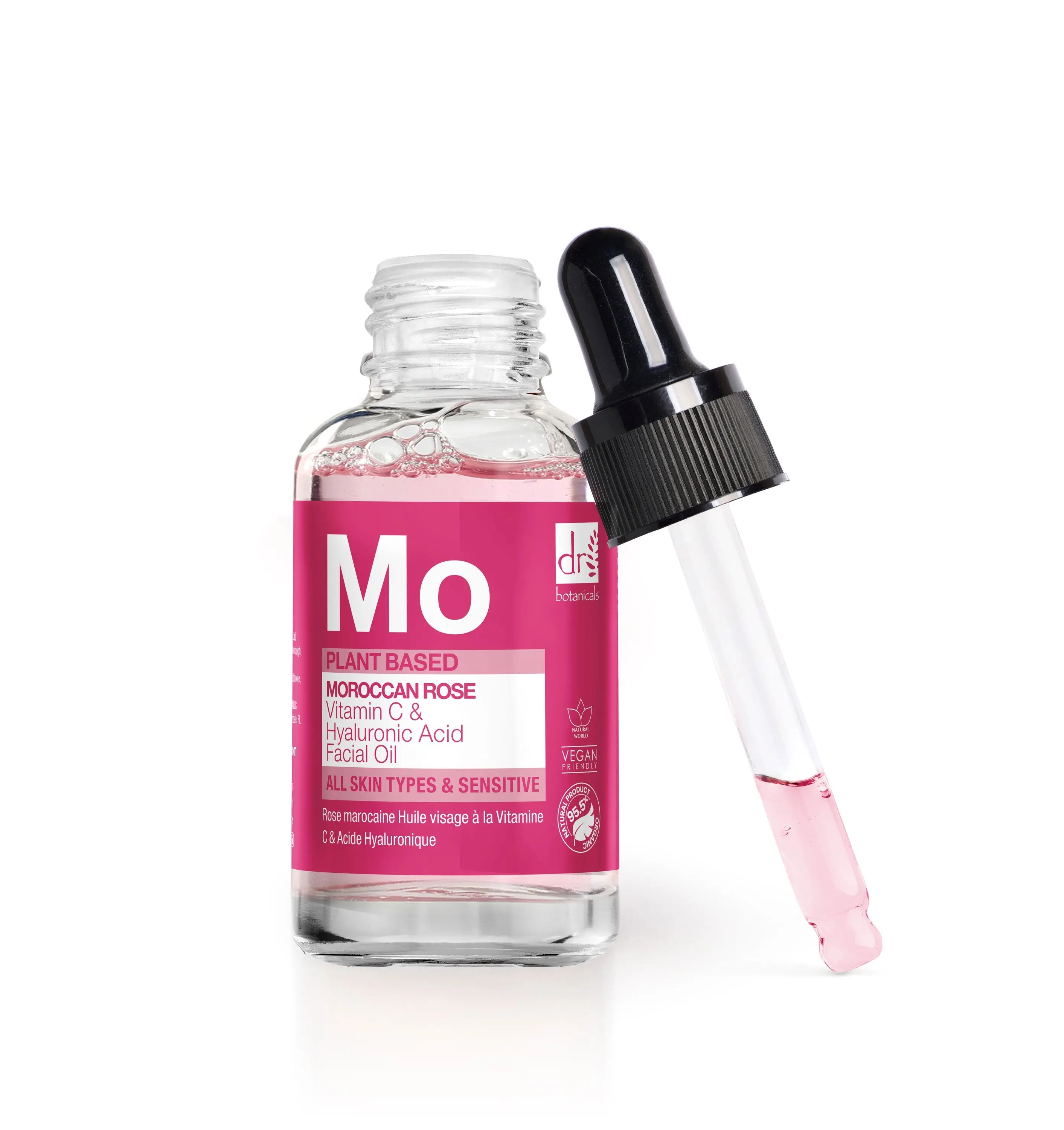 Moroccan Rose Facial Oil with Hyaluronic Acid & Vitamin C - Image 9