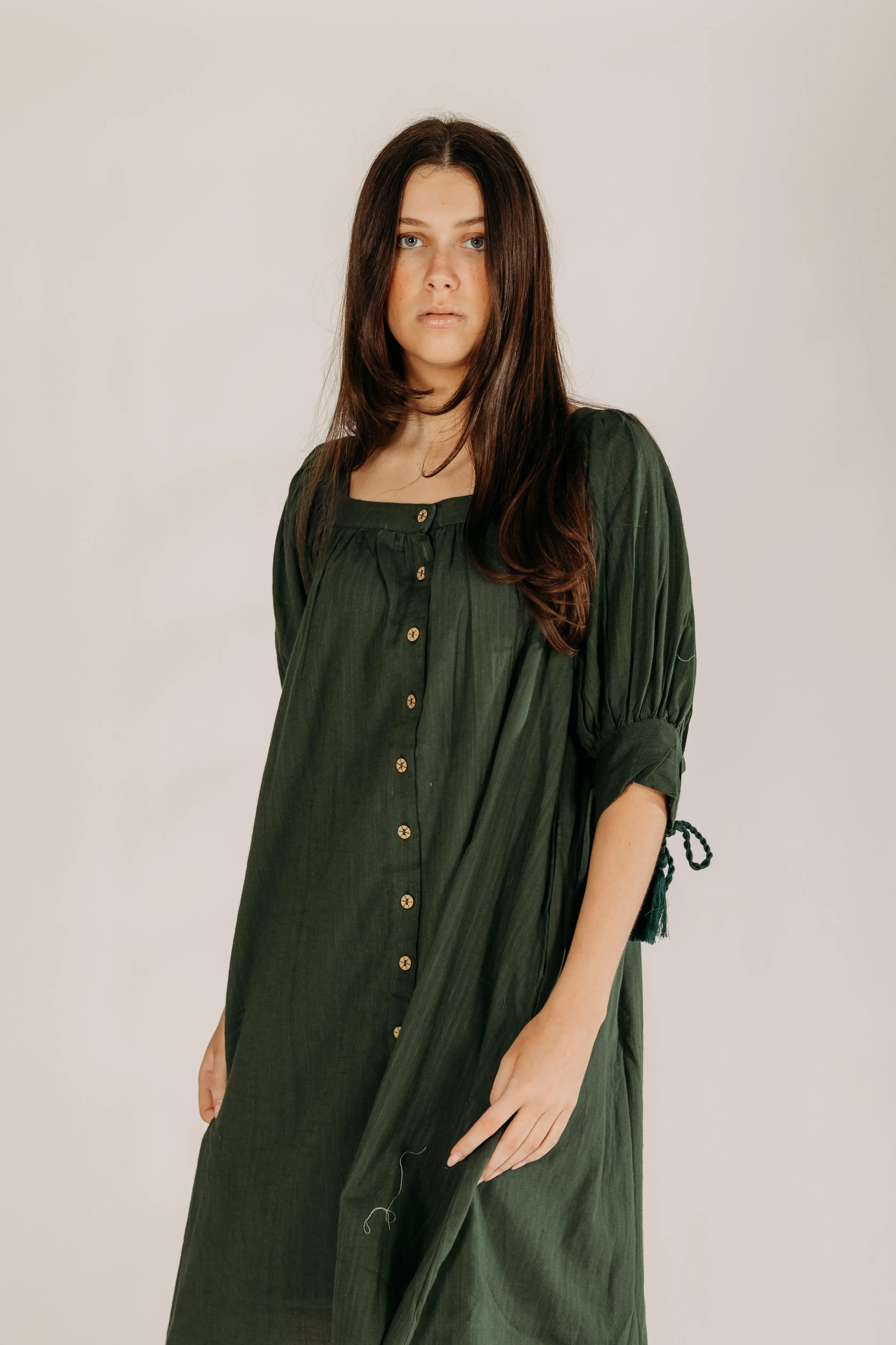 Moss Green Dress - Image 2