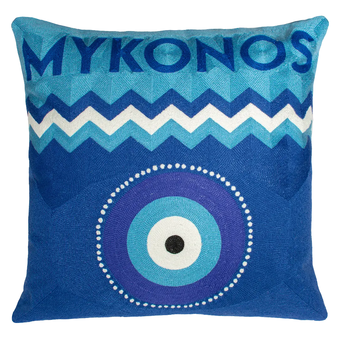 Mykonos Needlepoint Cushion - Image 3