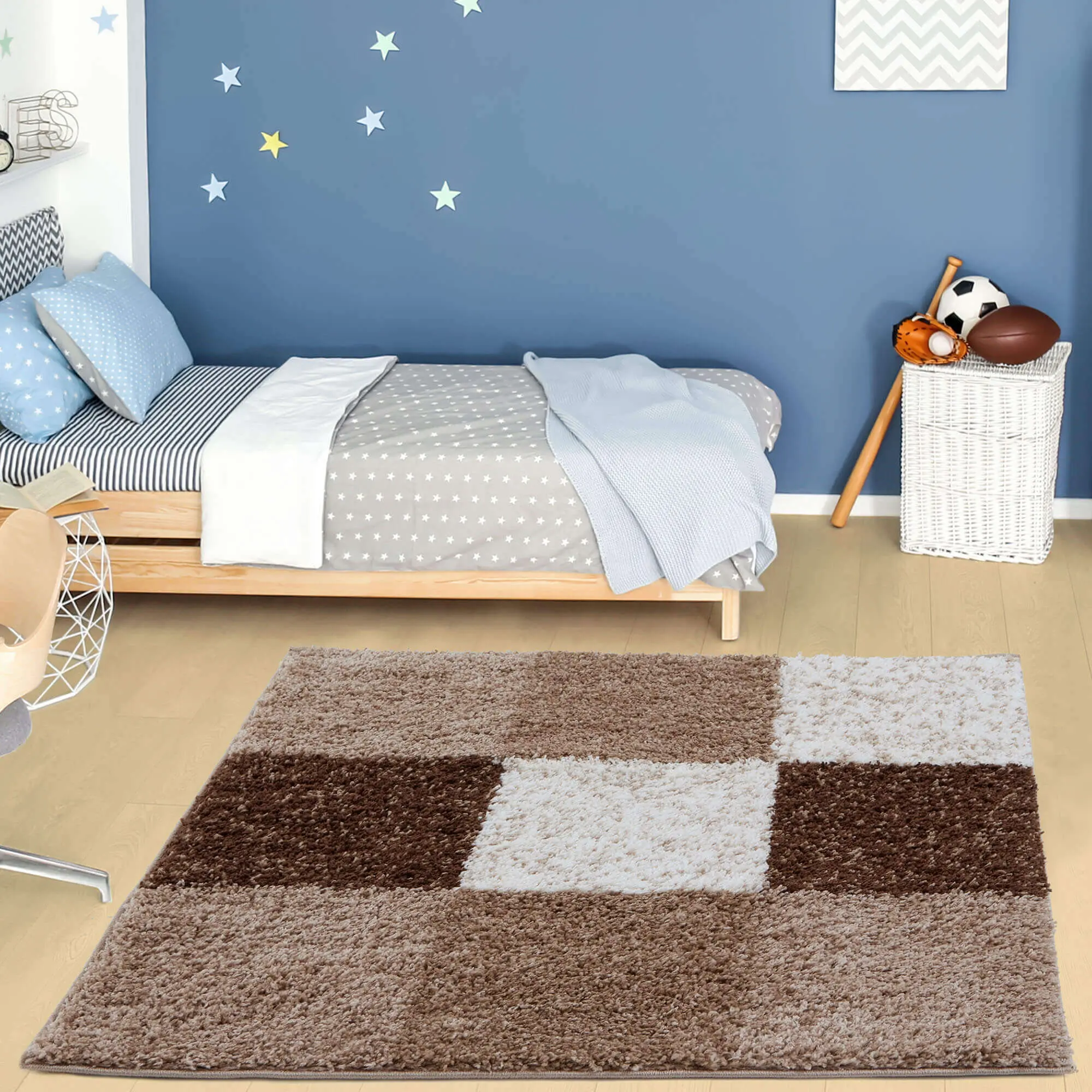 Myshaggy Geometric Brown Rug - Image 16