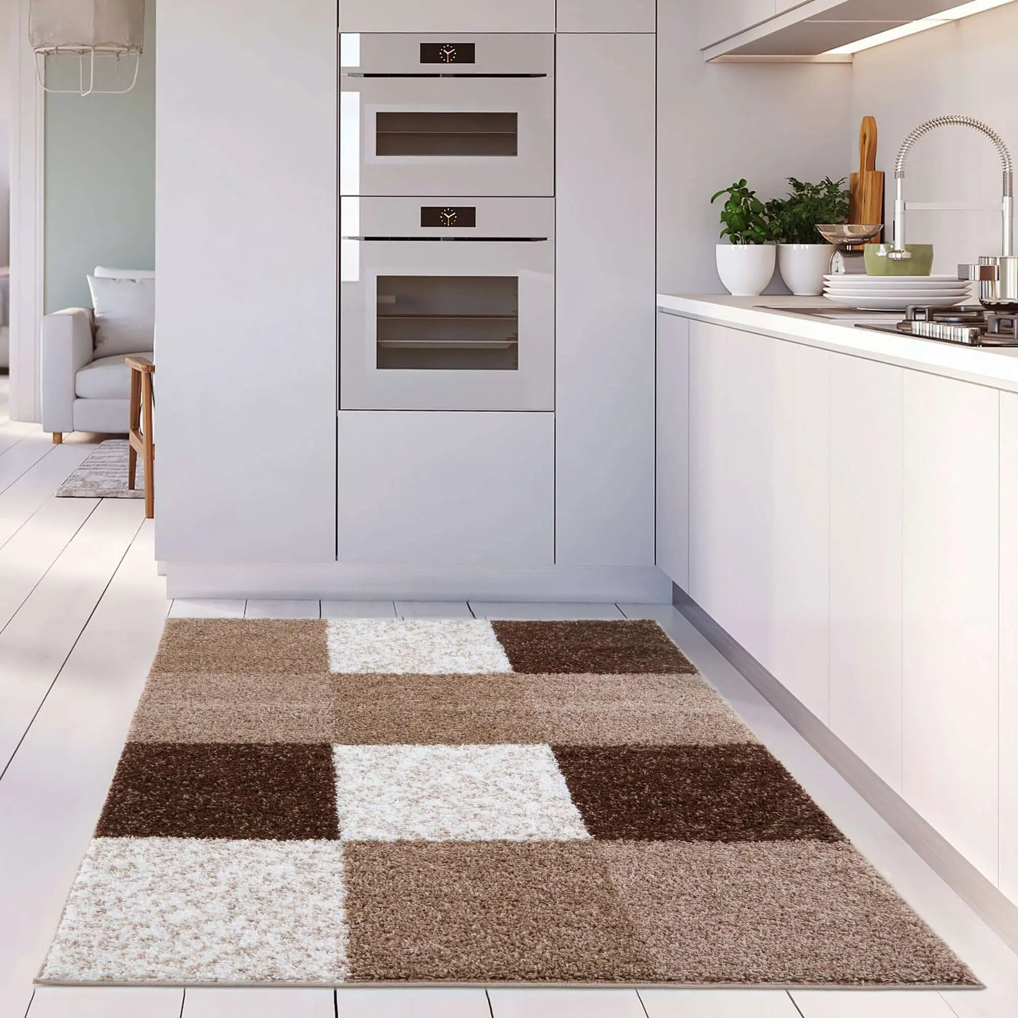 Myshaggy Geometric Brown Rug - Image 5