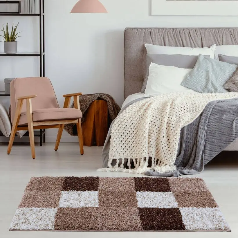 Myshaggy Geometric Brown Rug - Image 7