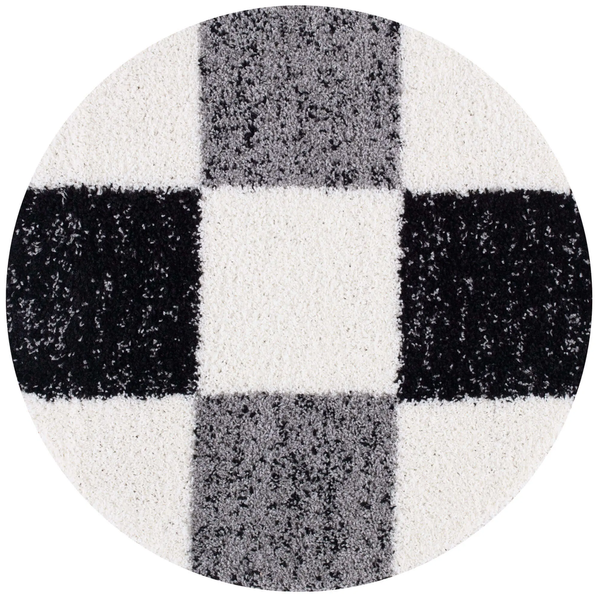 Myshaggy Geometric Grey Rug - Image 13