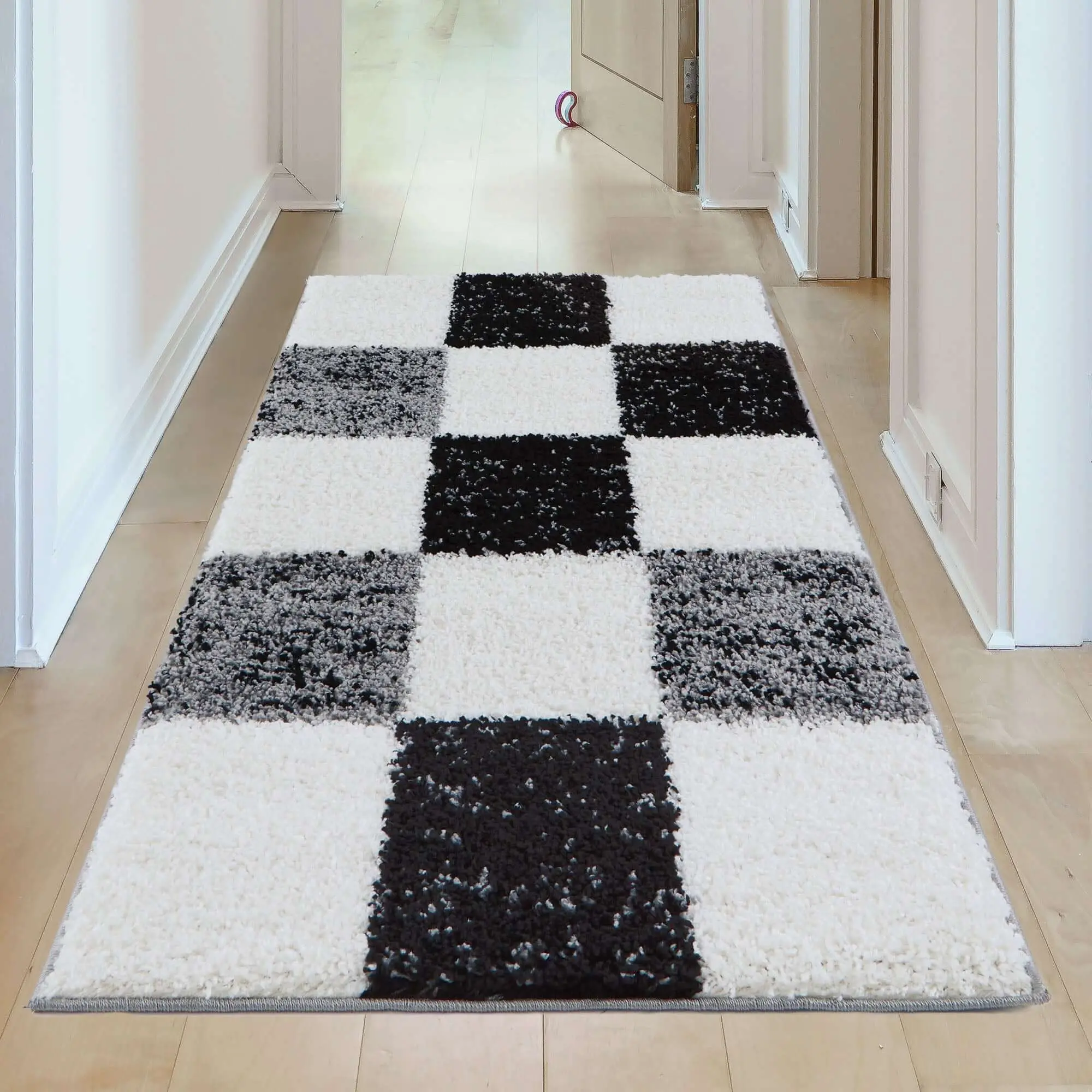 Myshaggy Geometric Grey Rug - Image 15