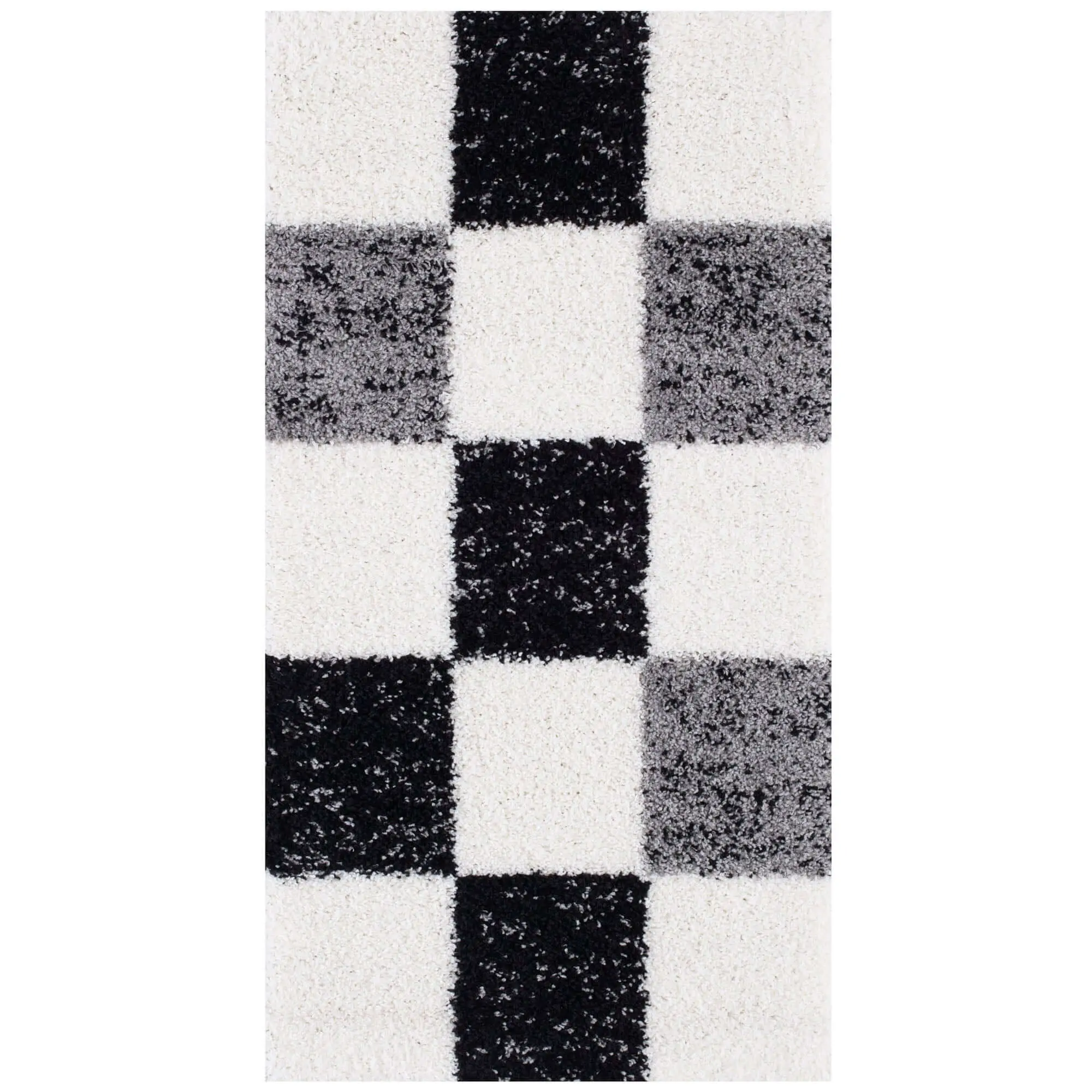 Myshaggy Geometric Grey Rug - Image 17